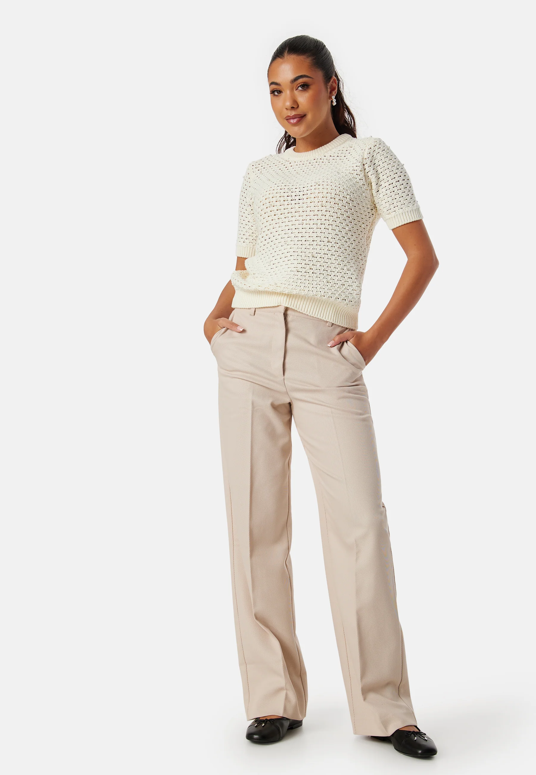 Slfpenny SS Knit Top - Image 3