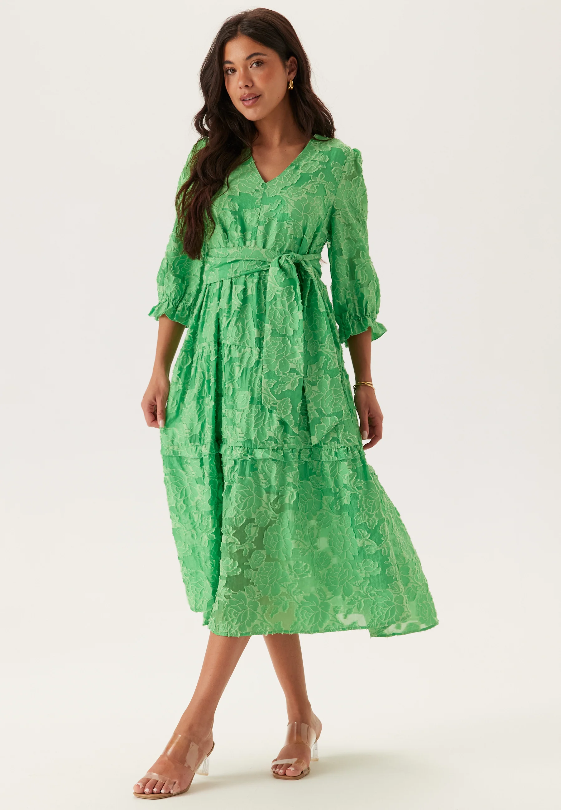 Slfsadie 3/4 Midi Dress