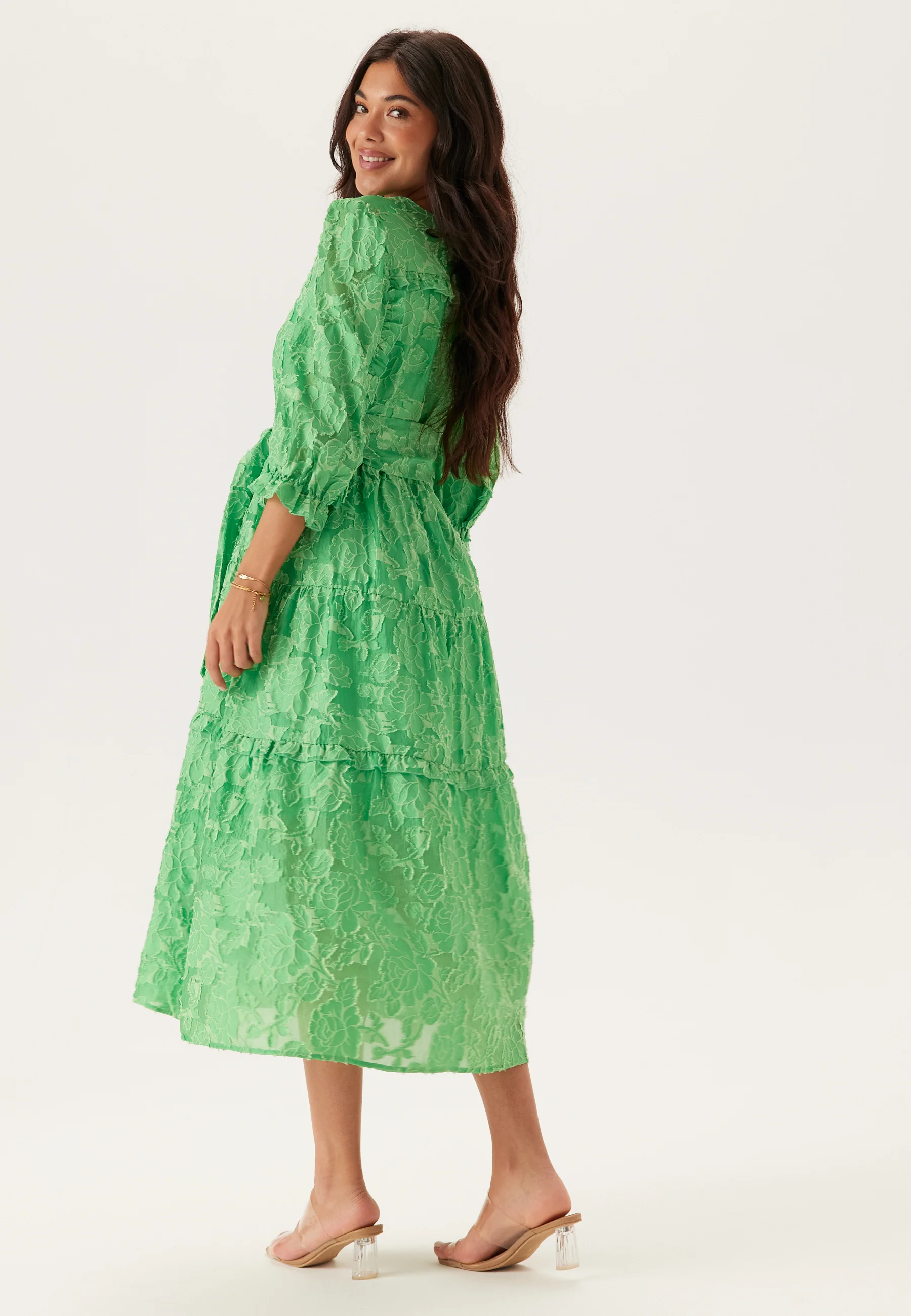 Slfsadie 3/4 Midi Dress - Image 2