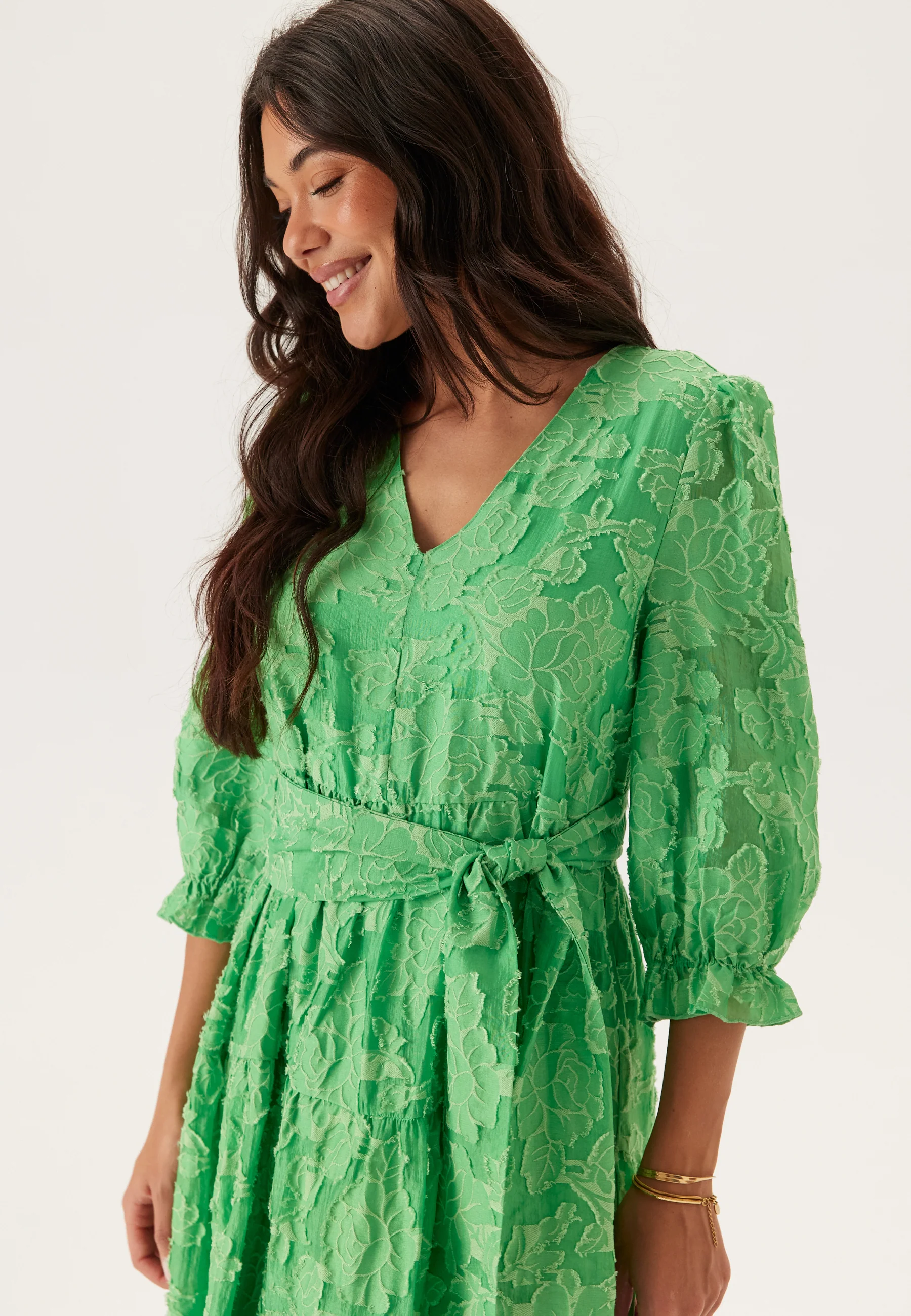 Slfsadie 3/4 Midi Dress - Image 3