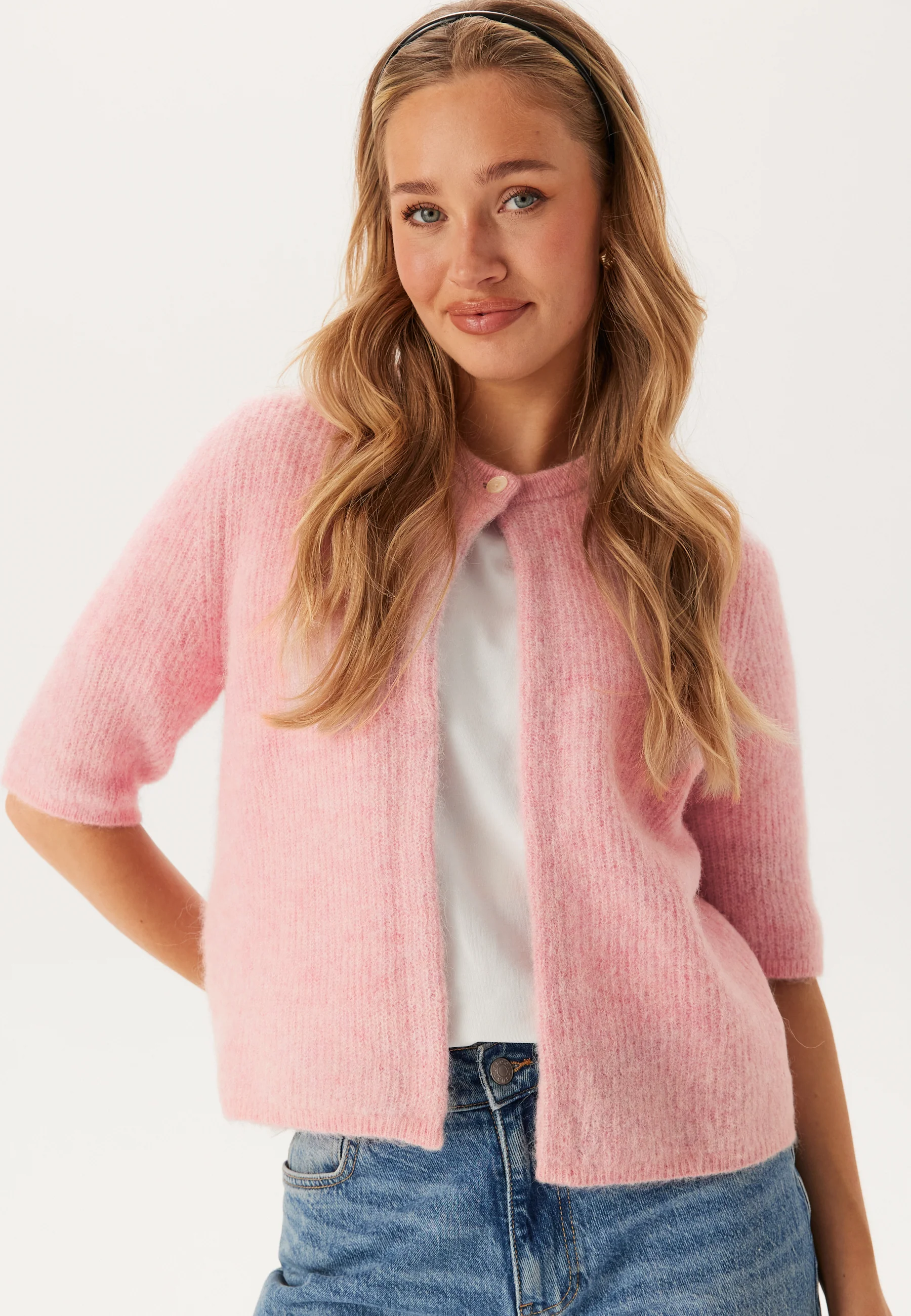 Slfsia Ras 2/4 Rib Knit Cardigan - Image 2