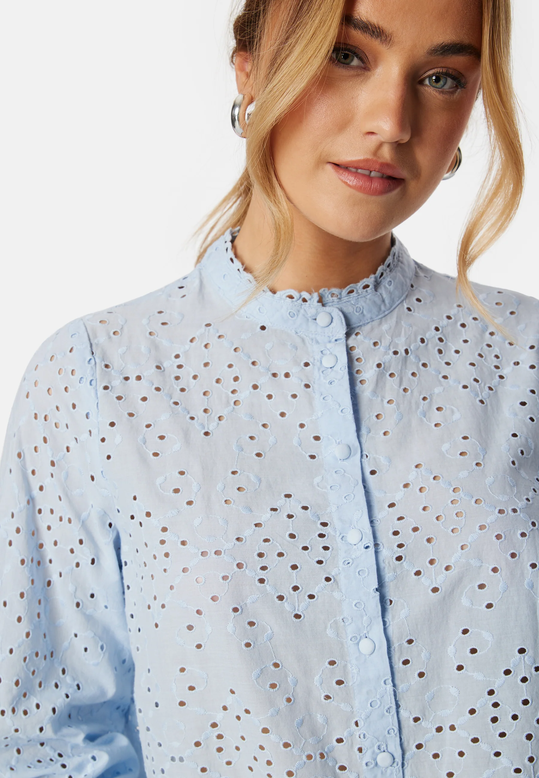 Slftatiana L/S Embr Shirt - Image 4