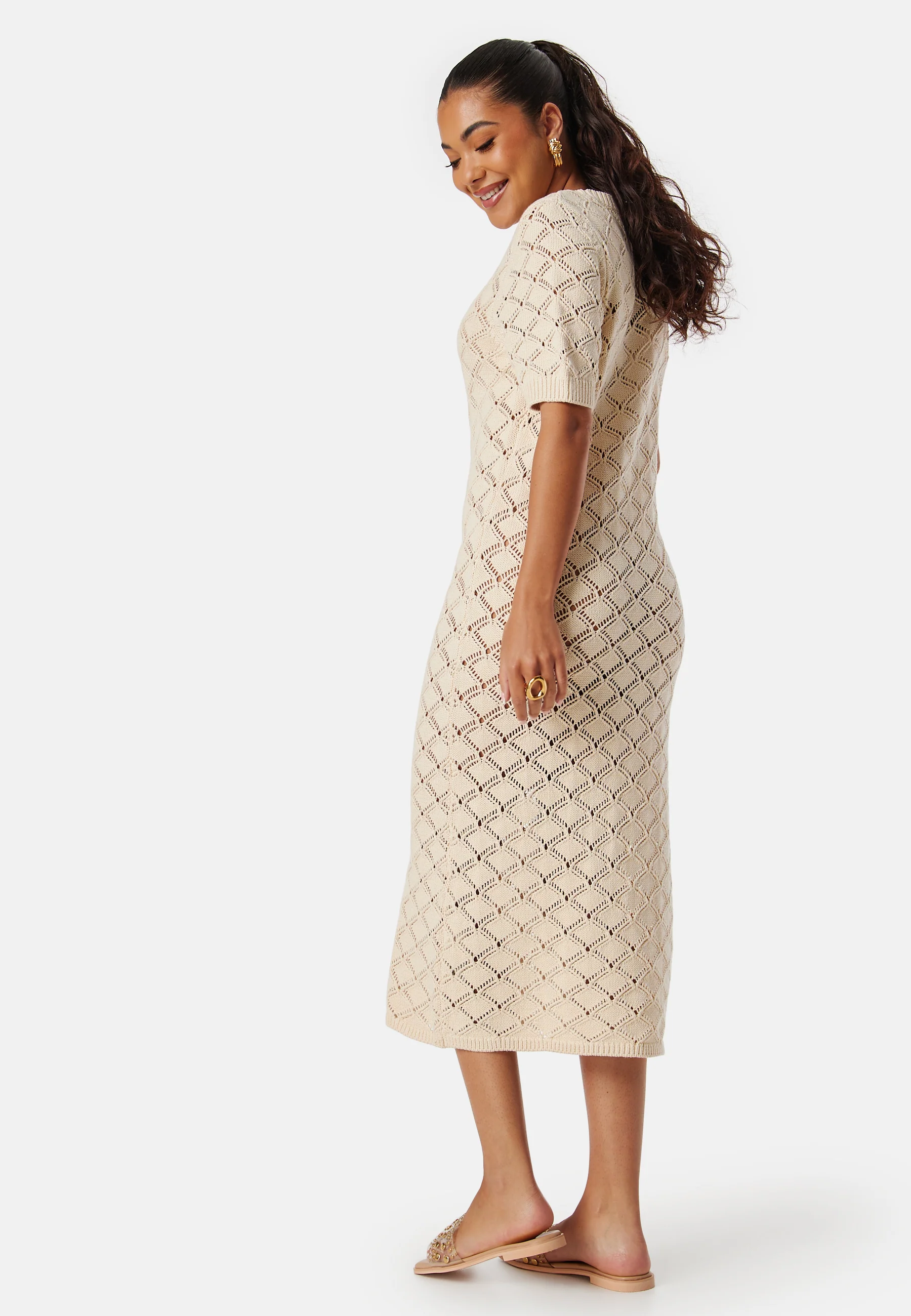 Slfvinna Long Knit Dress - Image 2