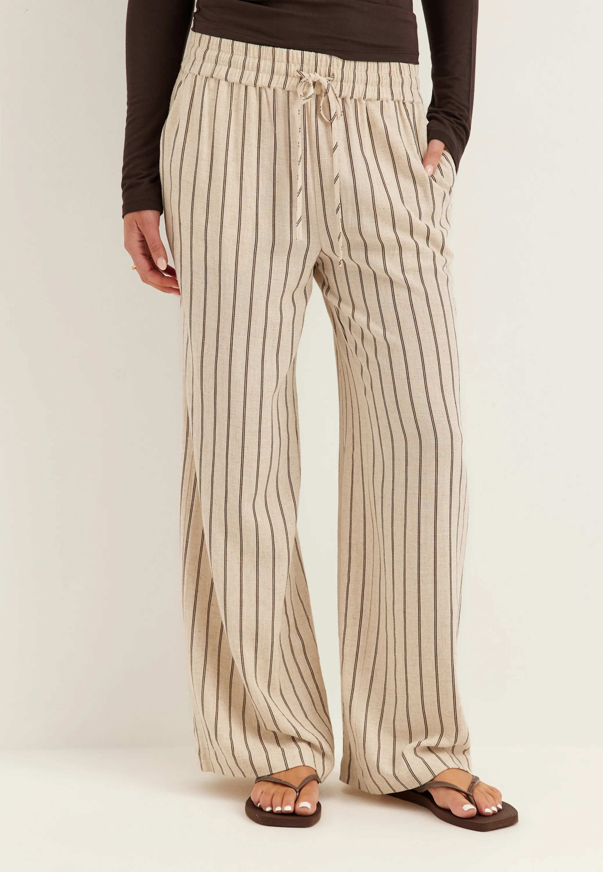 Slfviva-gulia Hw Striped Sun Pant - Image 2