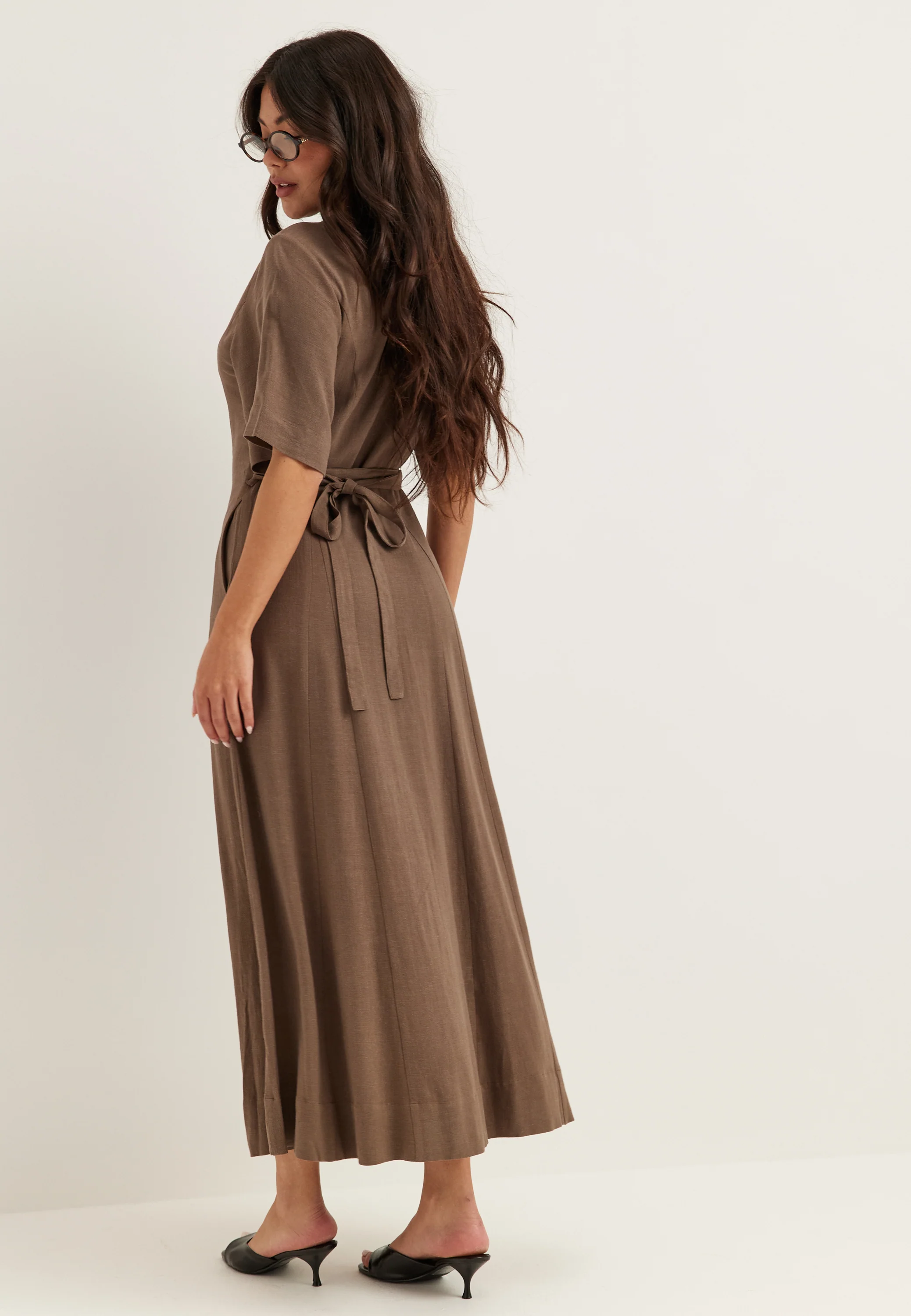 Slfviva Regular Linen Blend Dress - Image 3