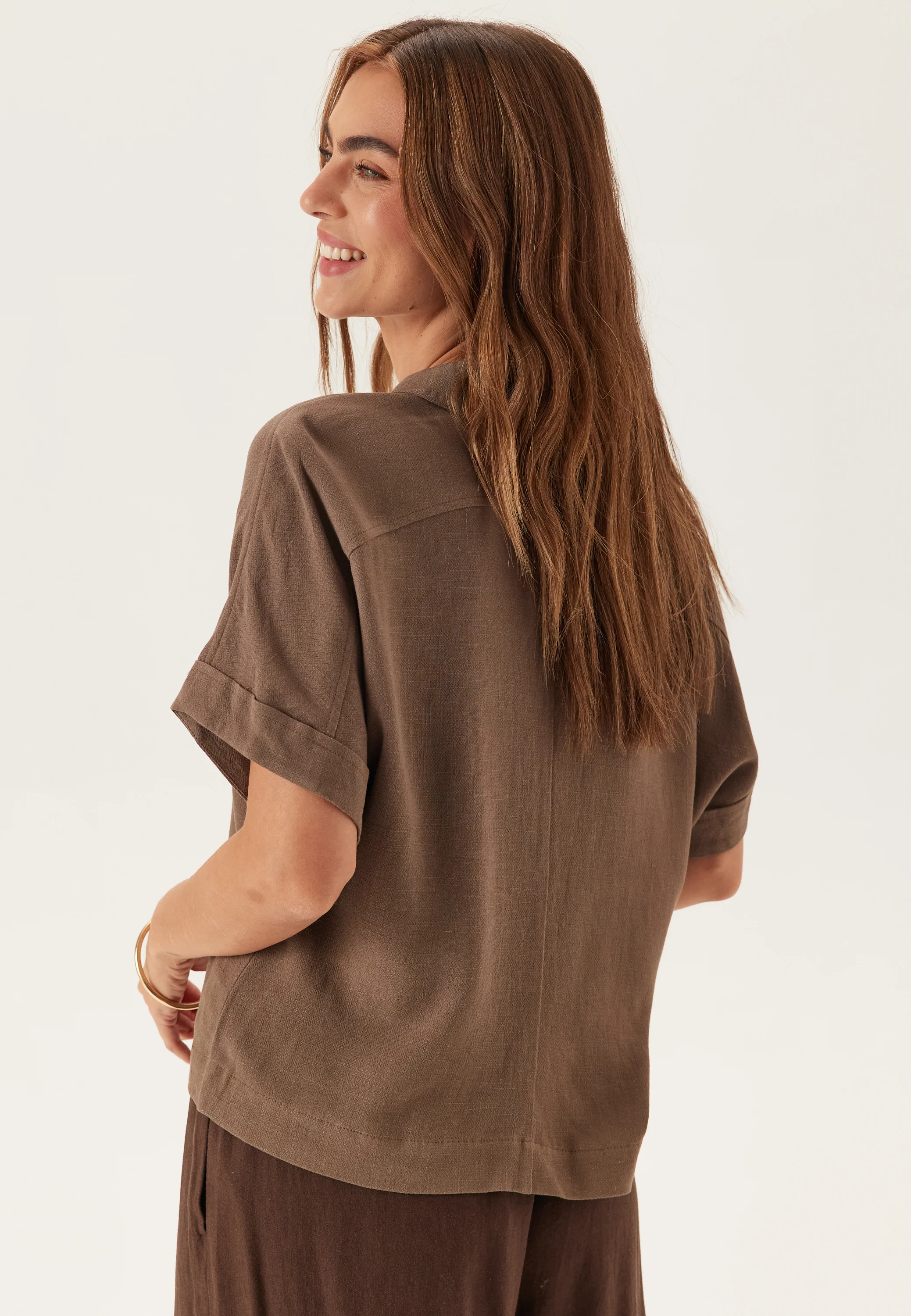 Slfviva Ss Cropped Sun Shirt - Image 4