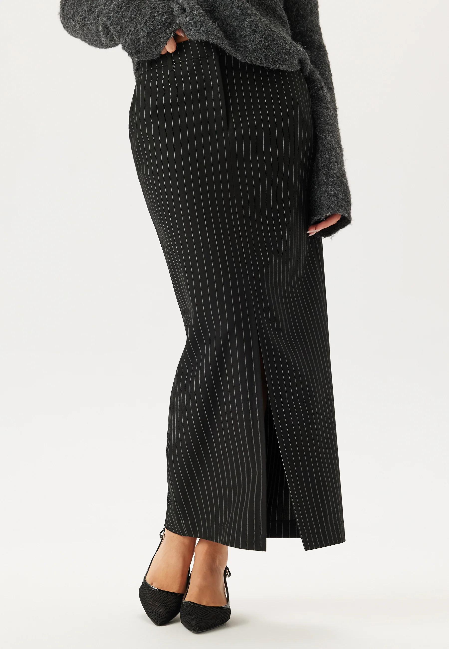 Slit Tailored Skirt - Image 2