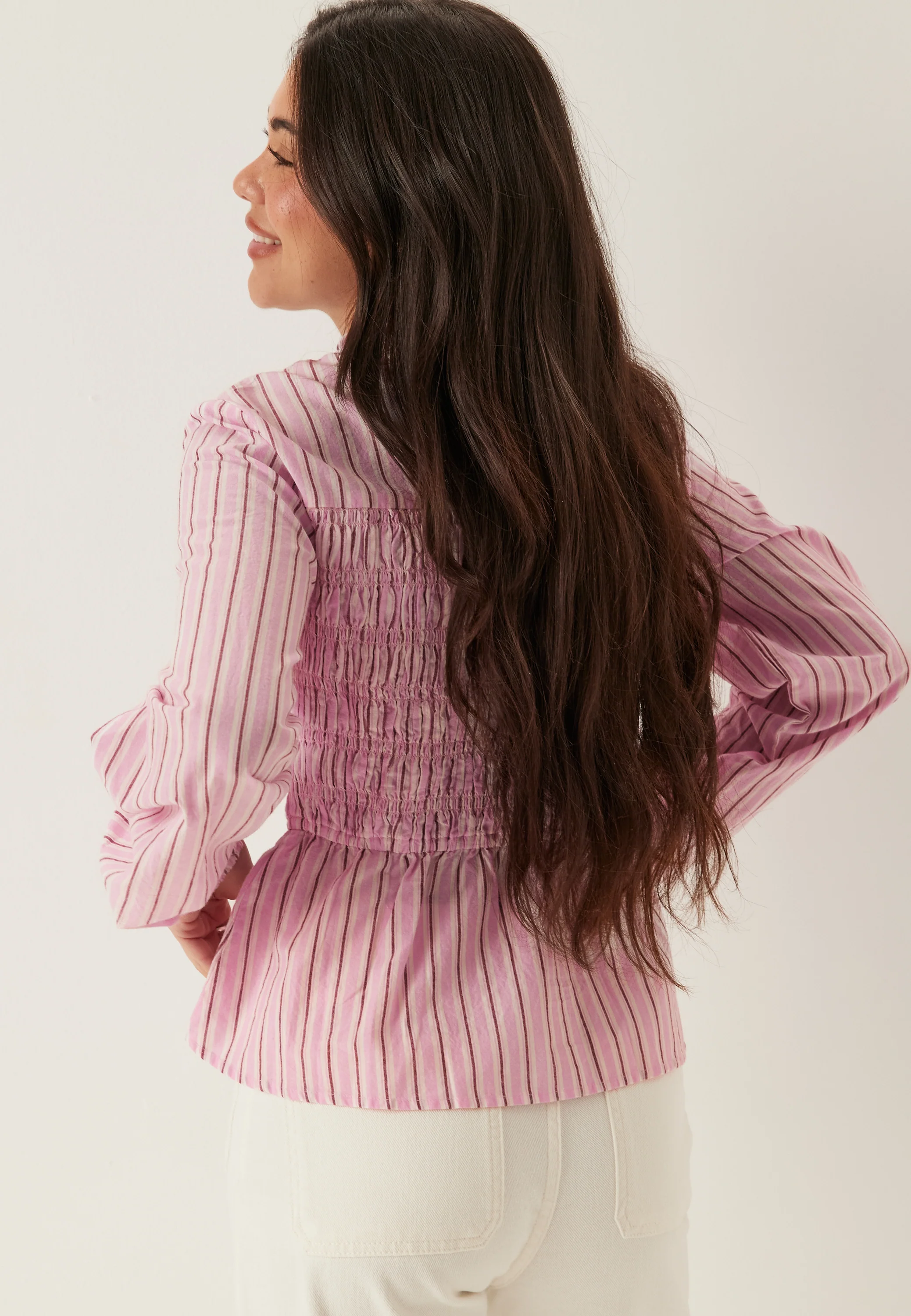 Smock Cotton Blouse - Image 3