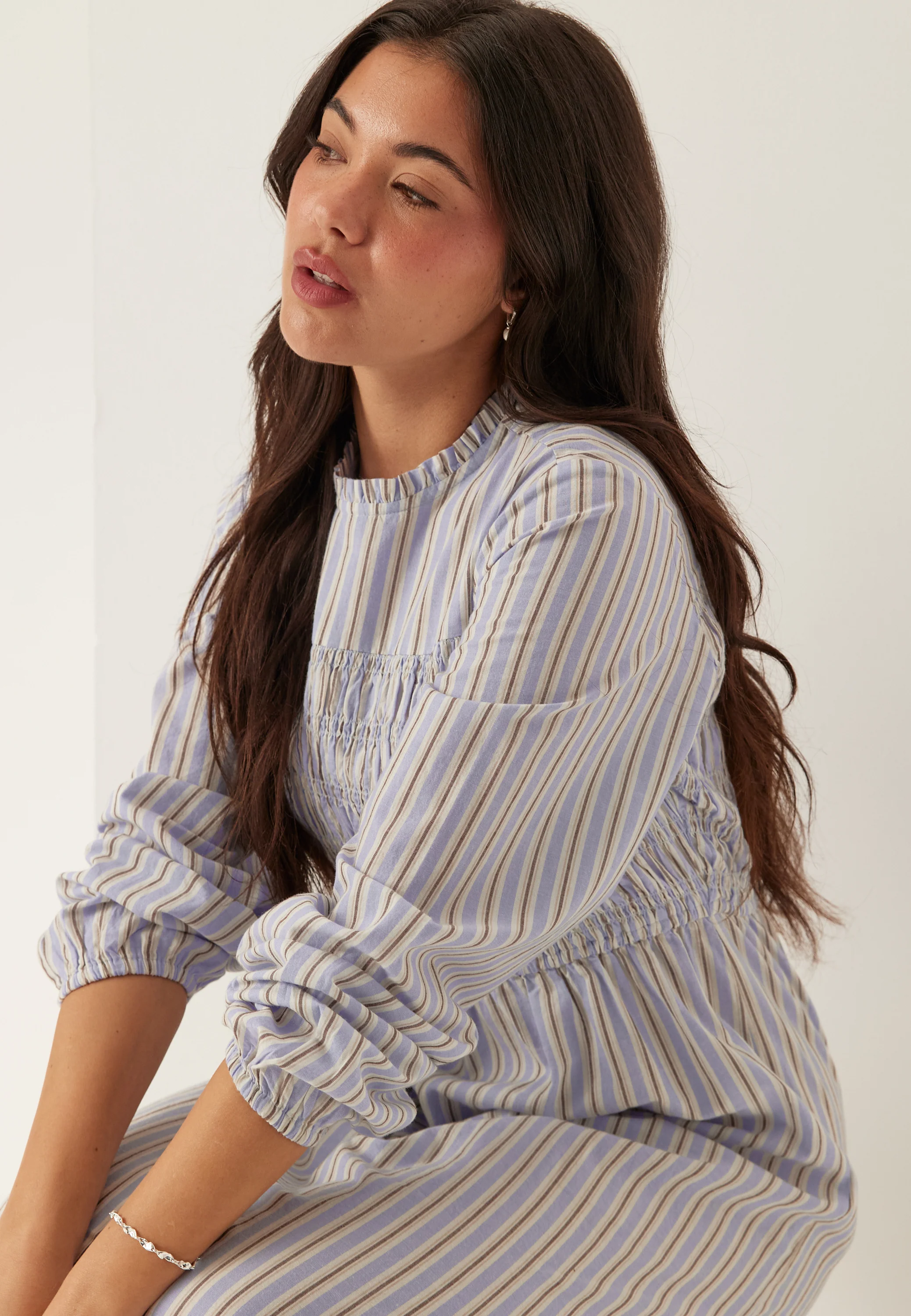 Smock Cotton Dress - Image 5
