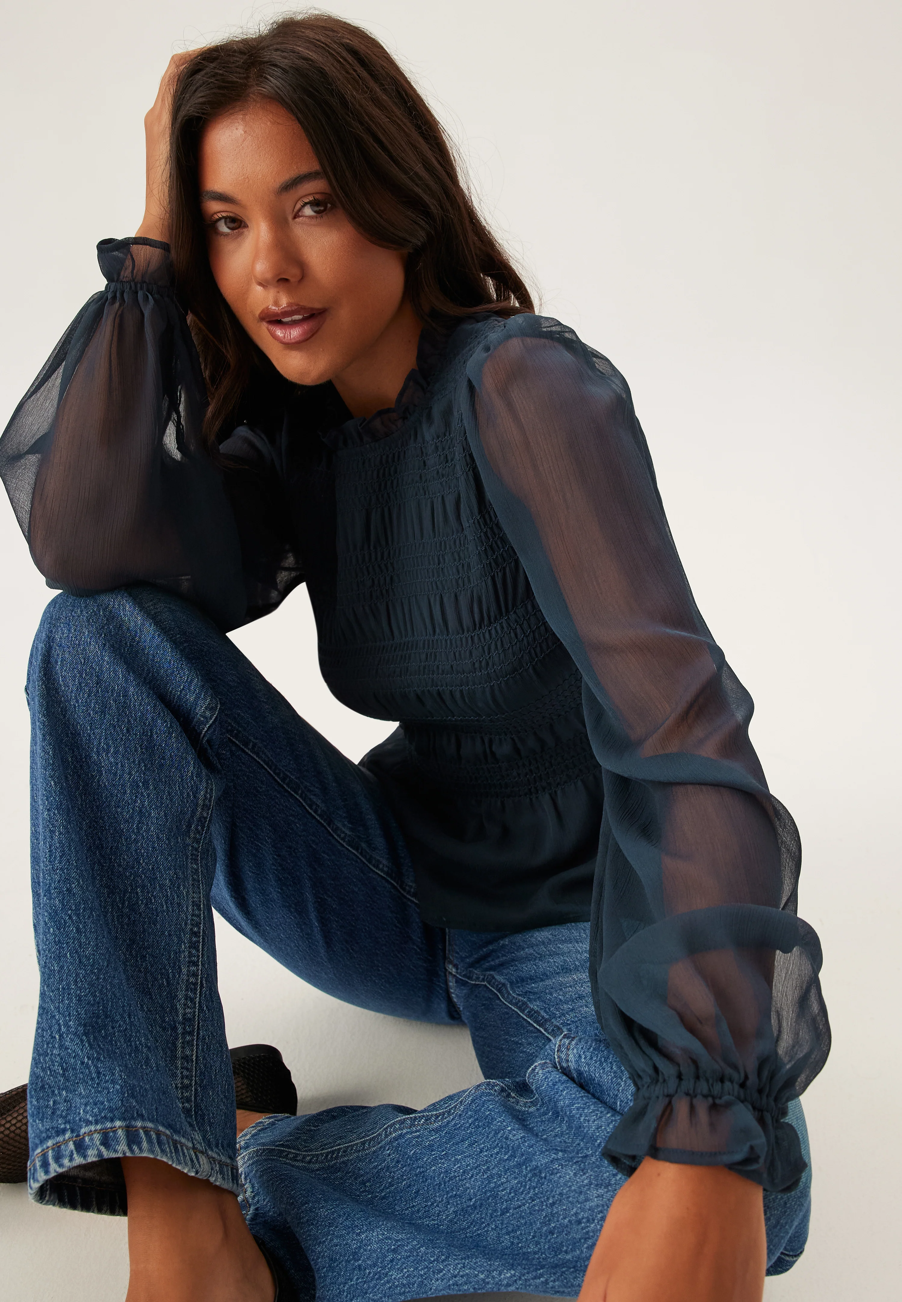 Smock L/S Blouse - Image 2