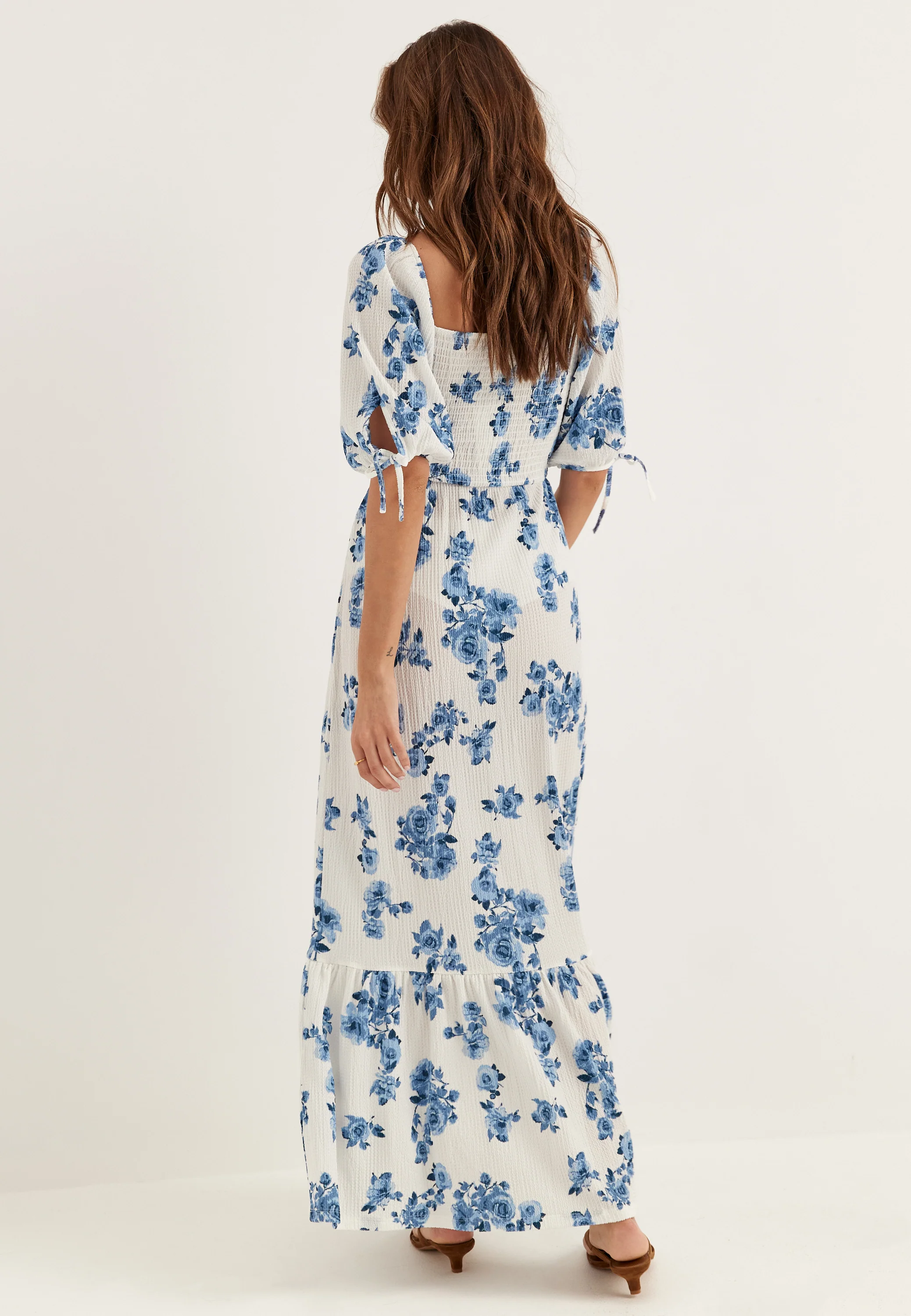 Smock Maxi Dress - Image 3