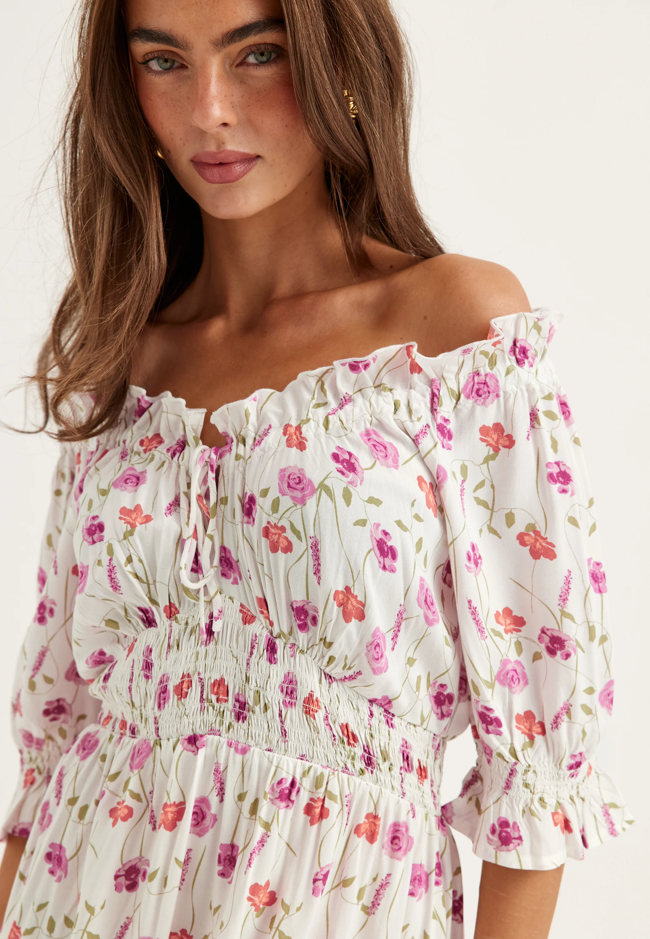 Smock Maxi Dress - Image 3