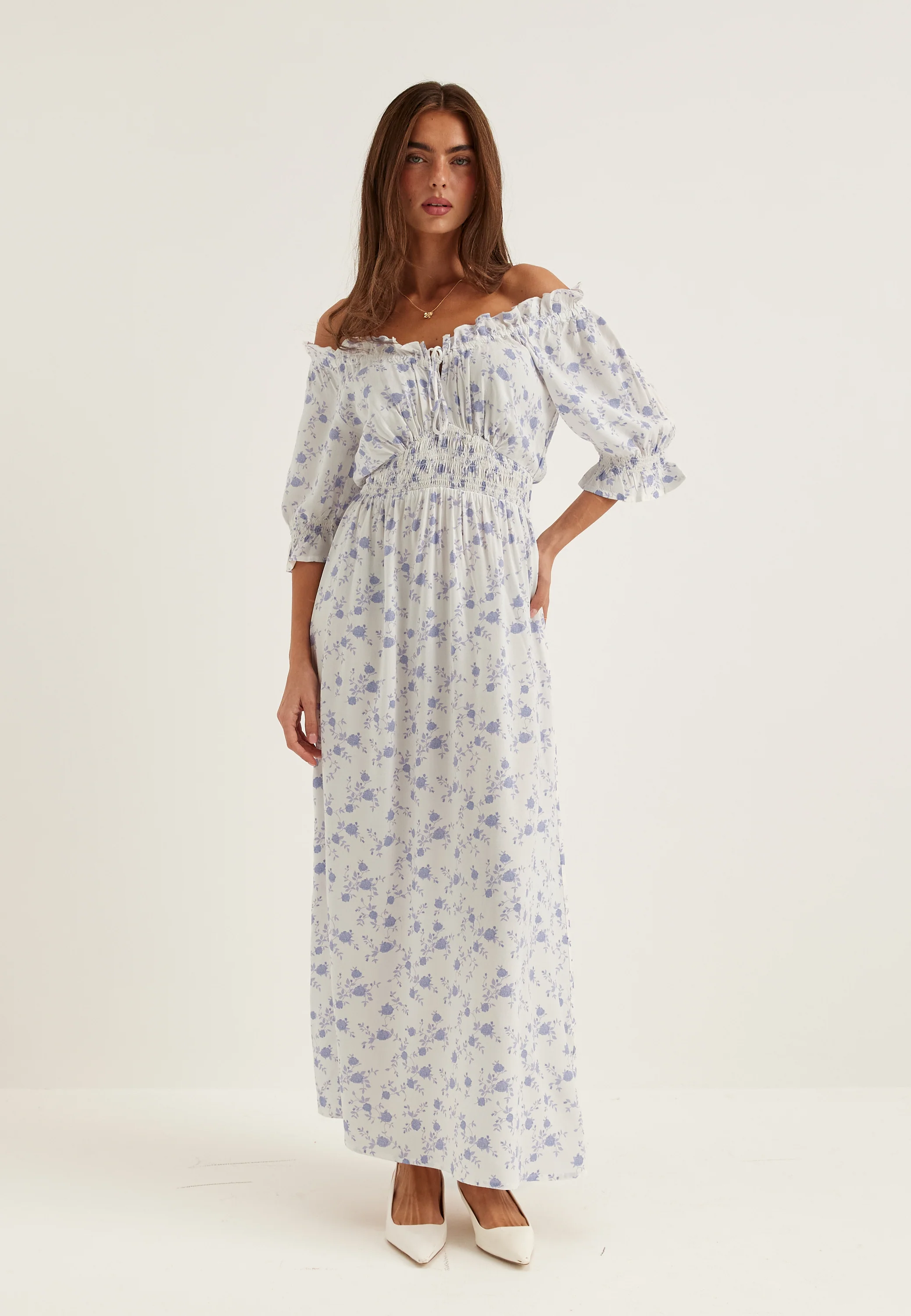 Smock Maxi Dress - Image 2