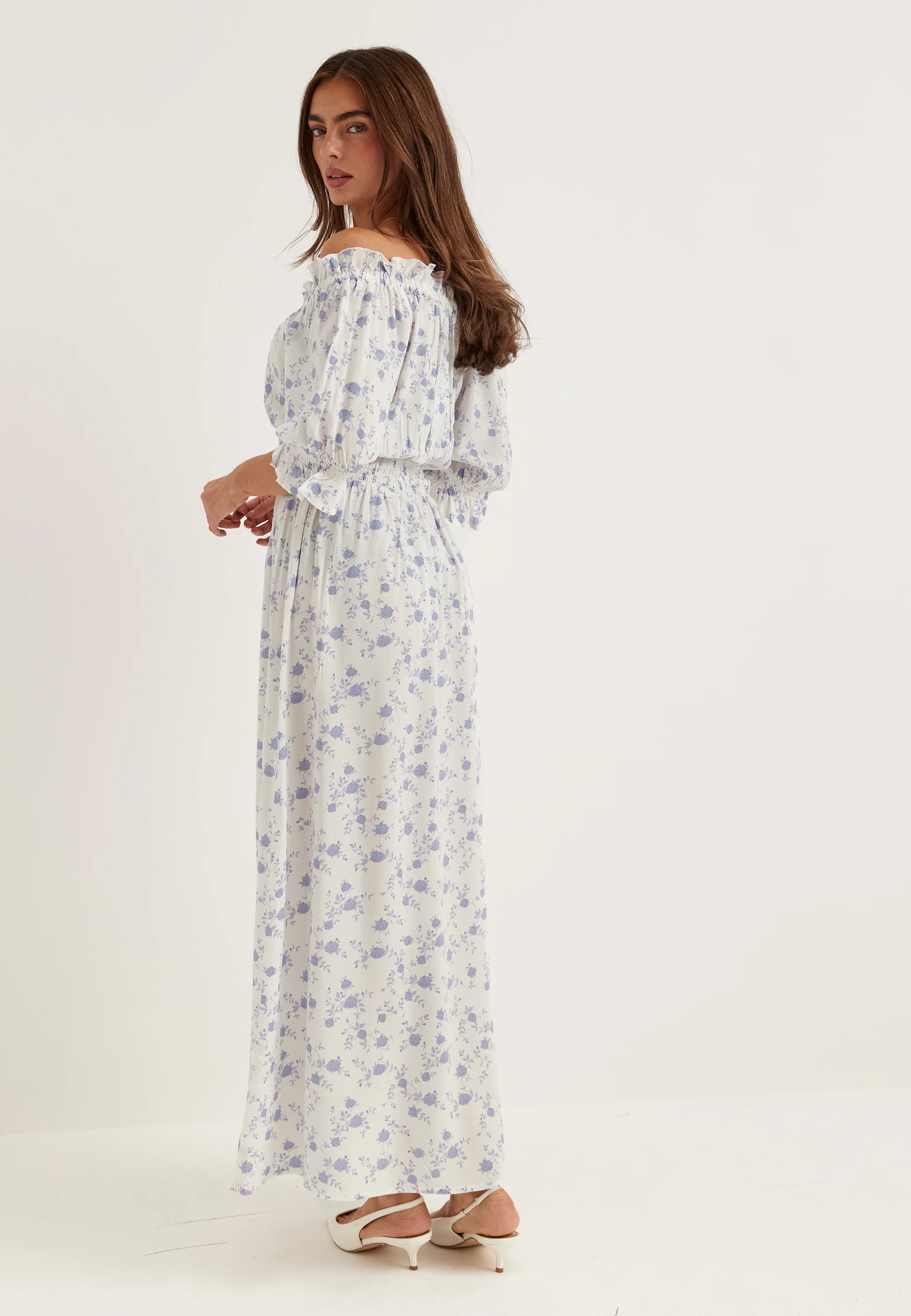 Smock Maxi Dress - Image 3