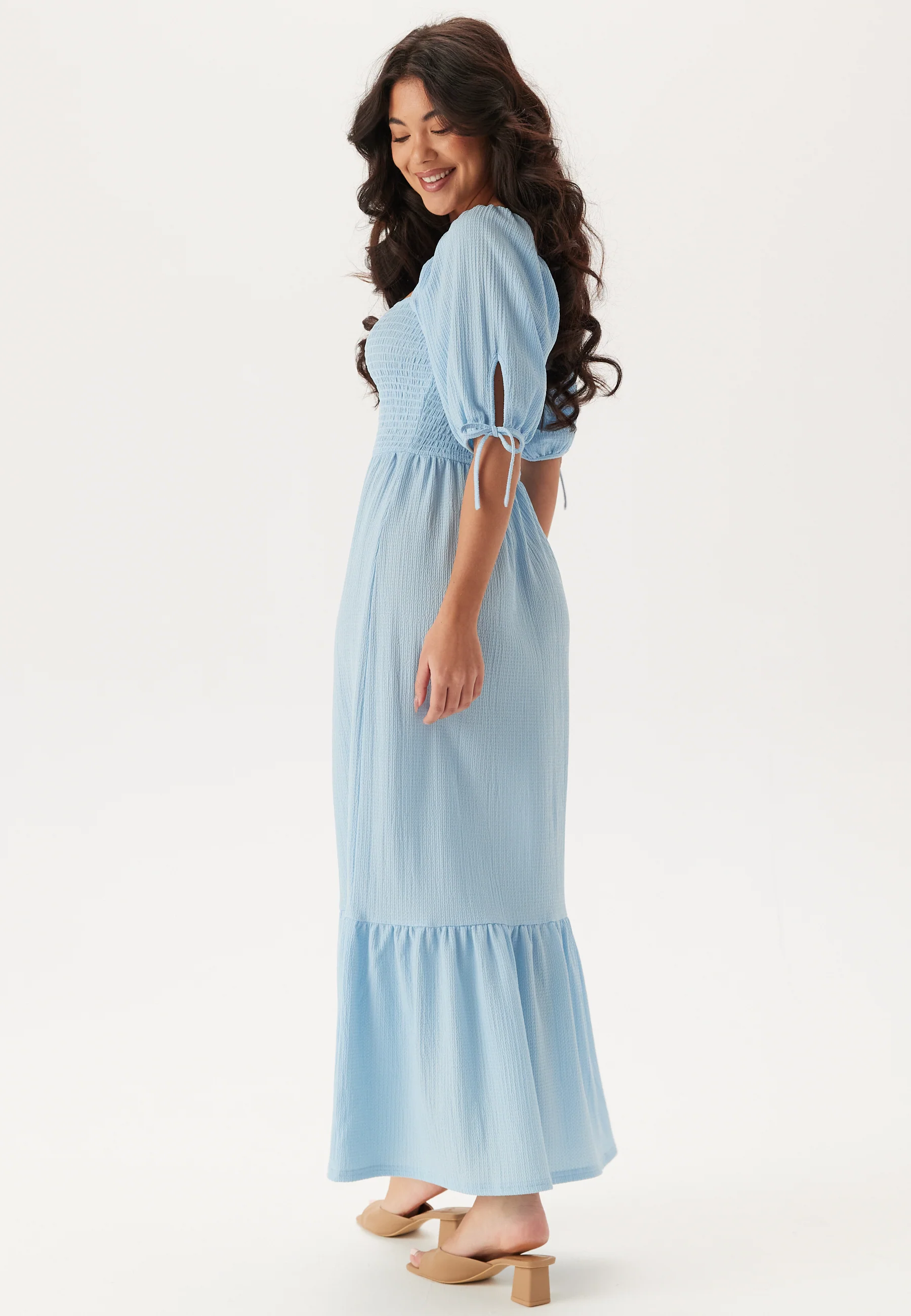 Smock Maxi Dress - Image 3