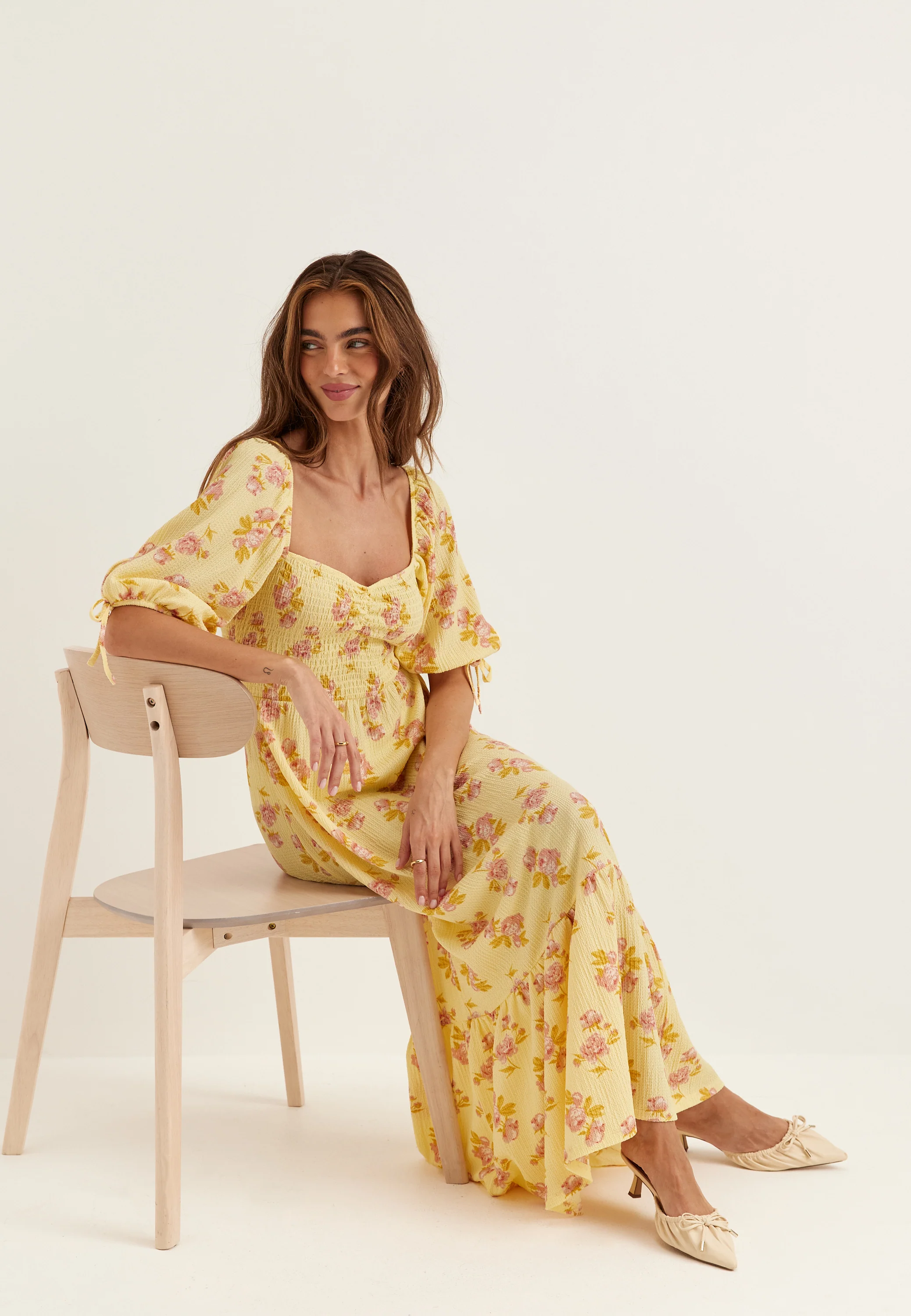 Smock Maxi Dress - Image 2