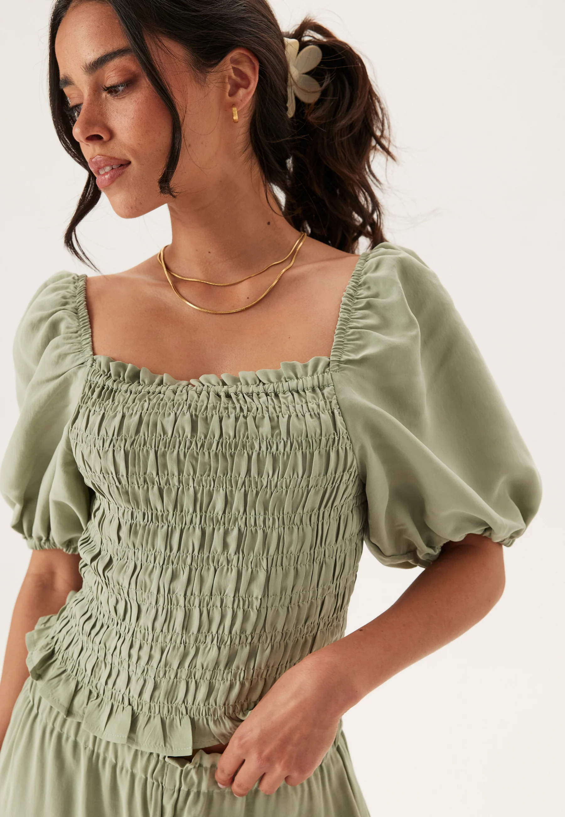 Smock Modal Blouse - Image 2