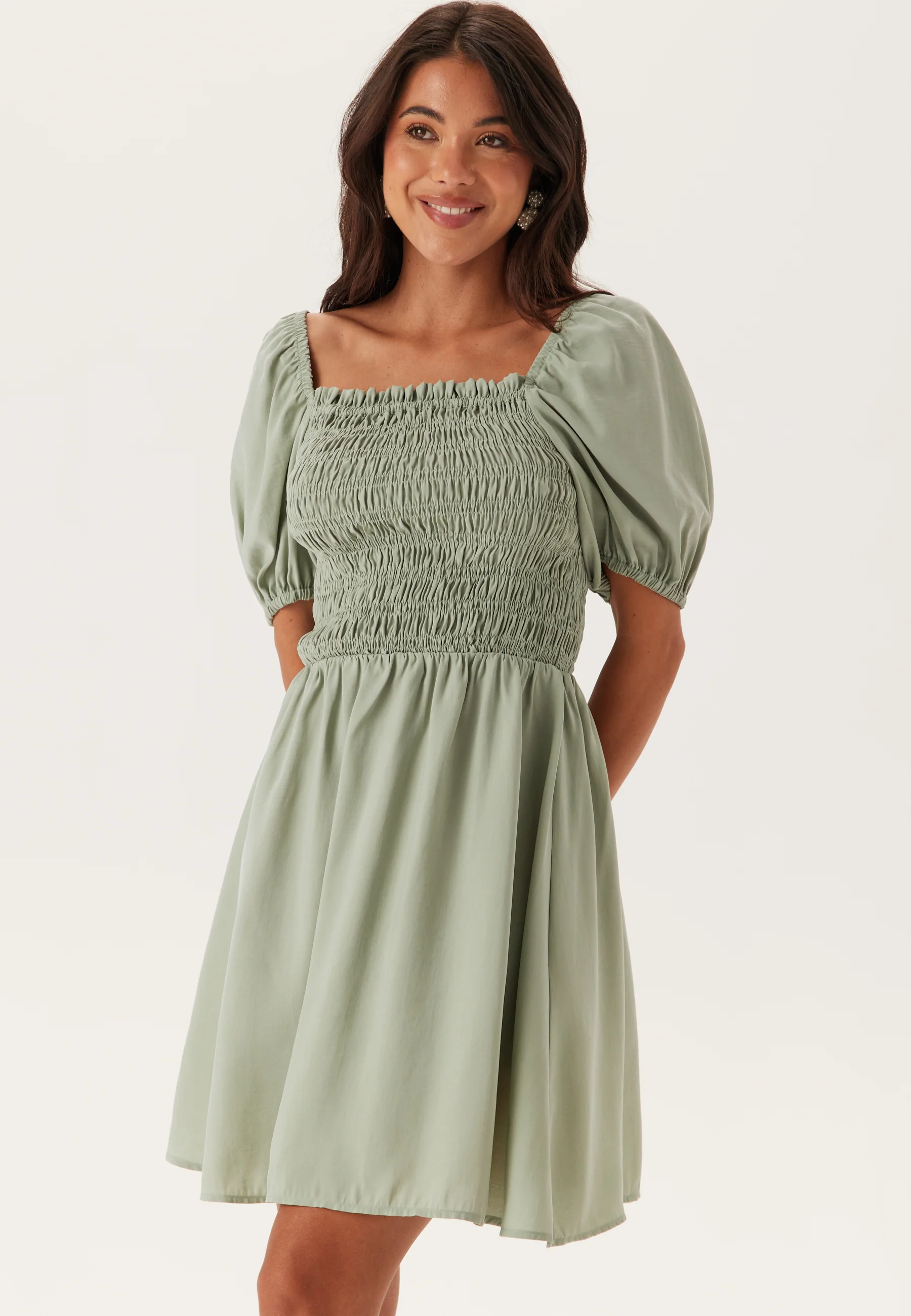 Smock Short Modal Dress - Image 2