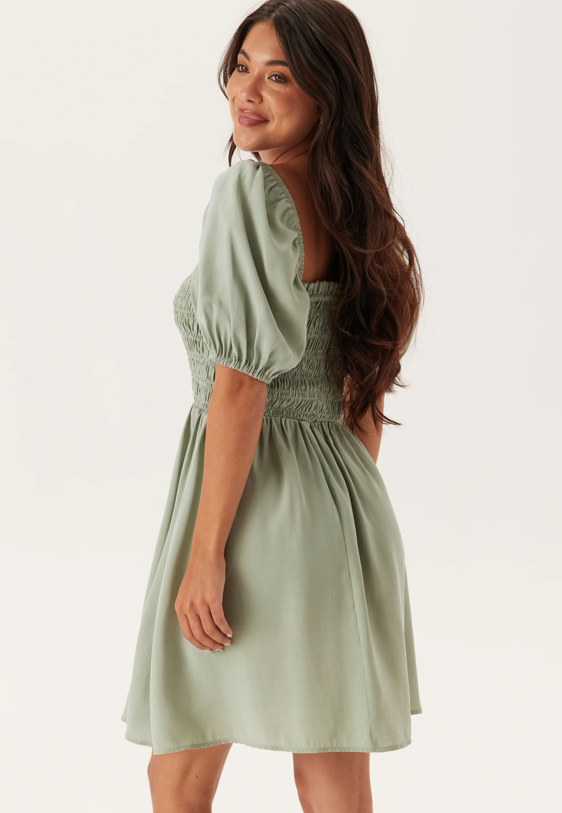 Smock Short Modal Dress - Image 3