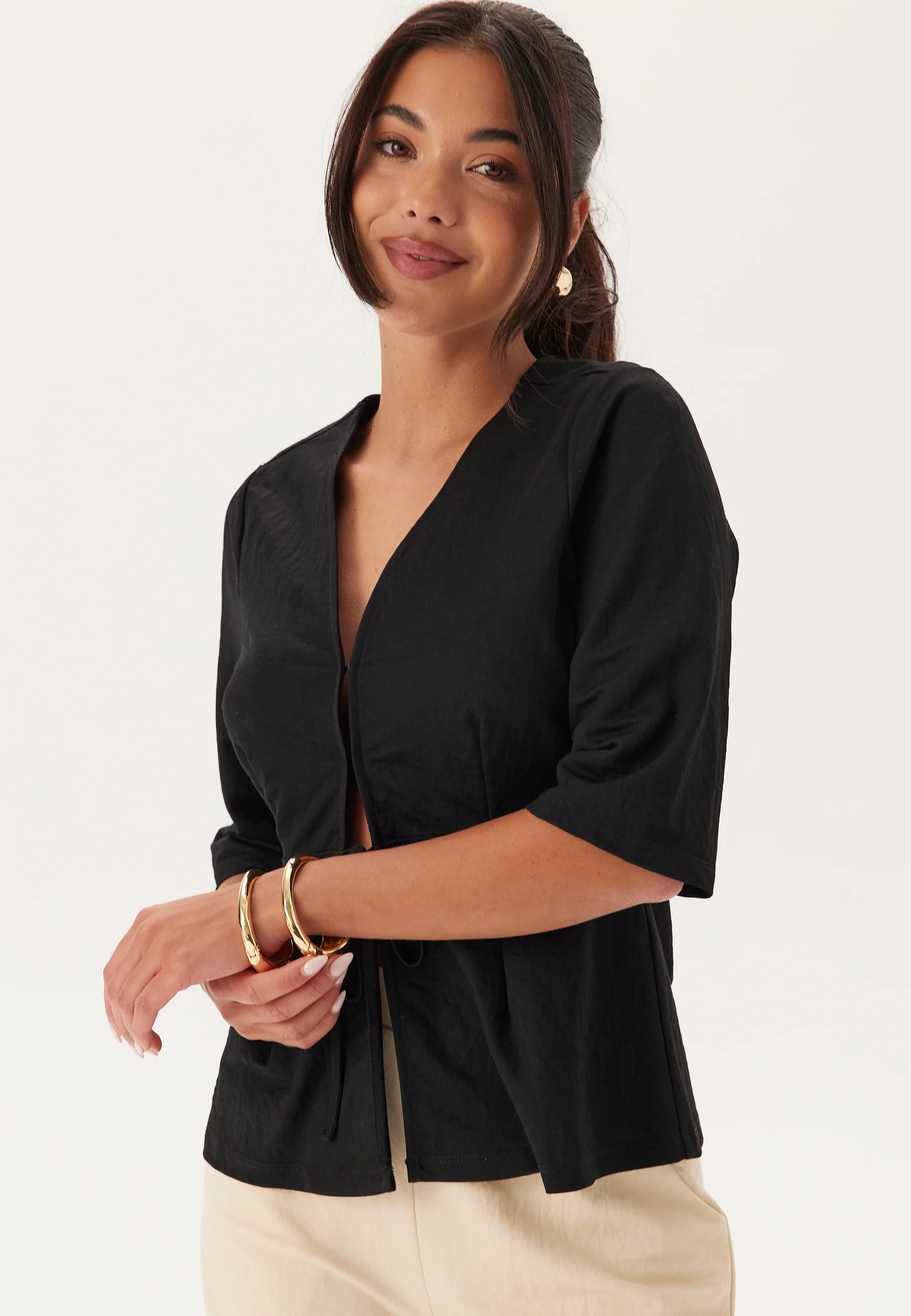 Soft Short Sleeve Blazer