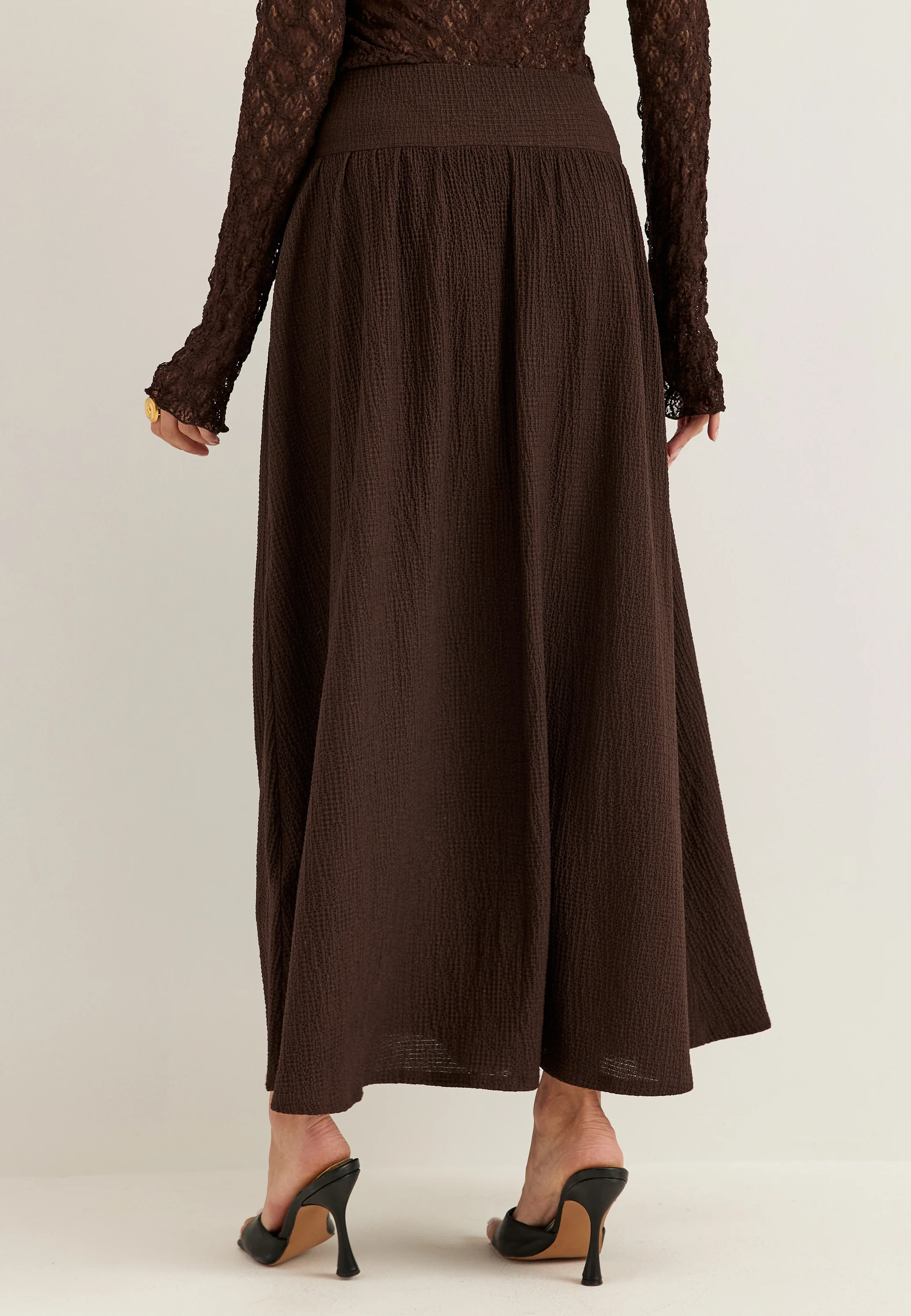 Soft Structure Maxi Skirt - Image 4