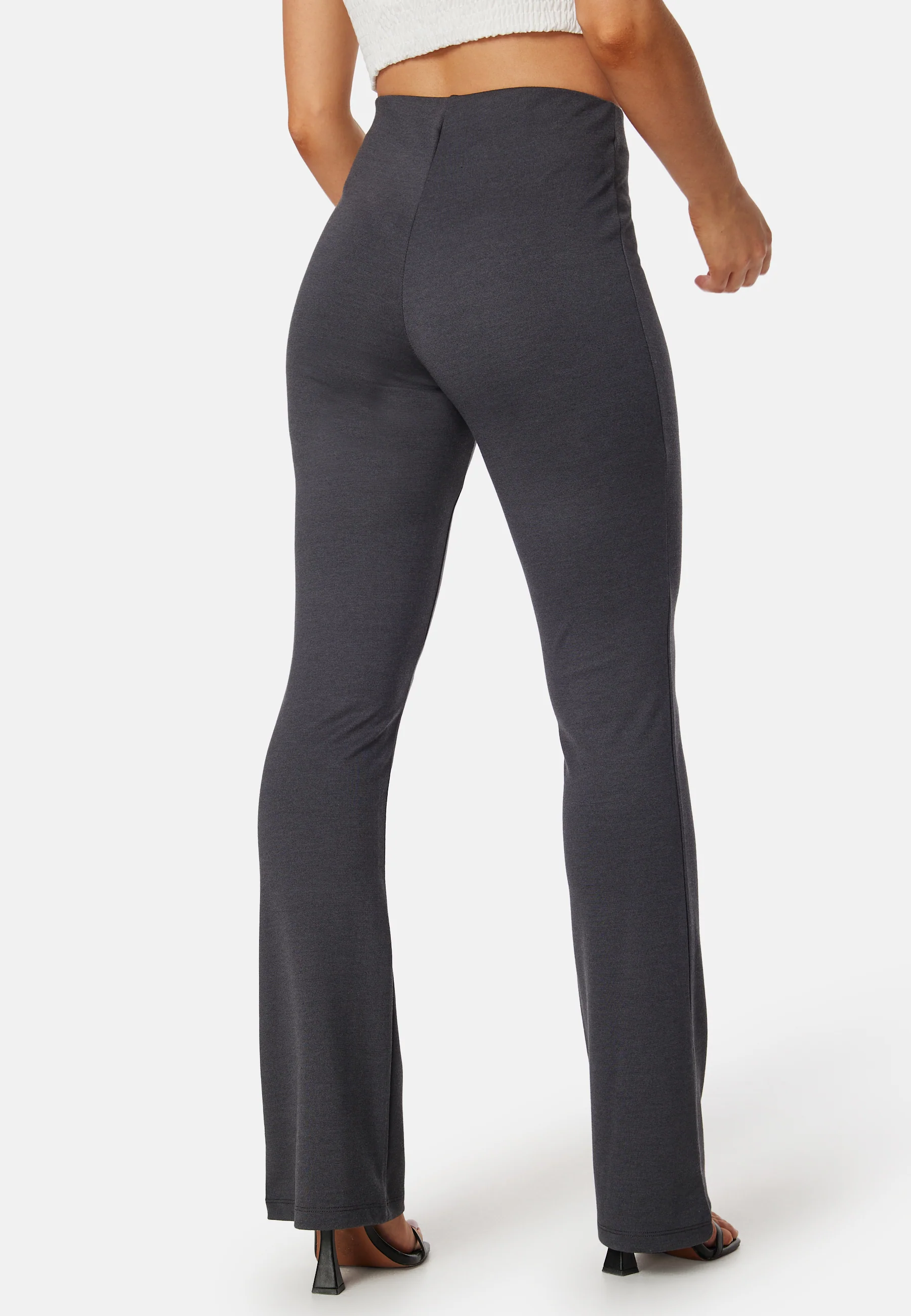 Soft Suit Flared Trousers - Image 2