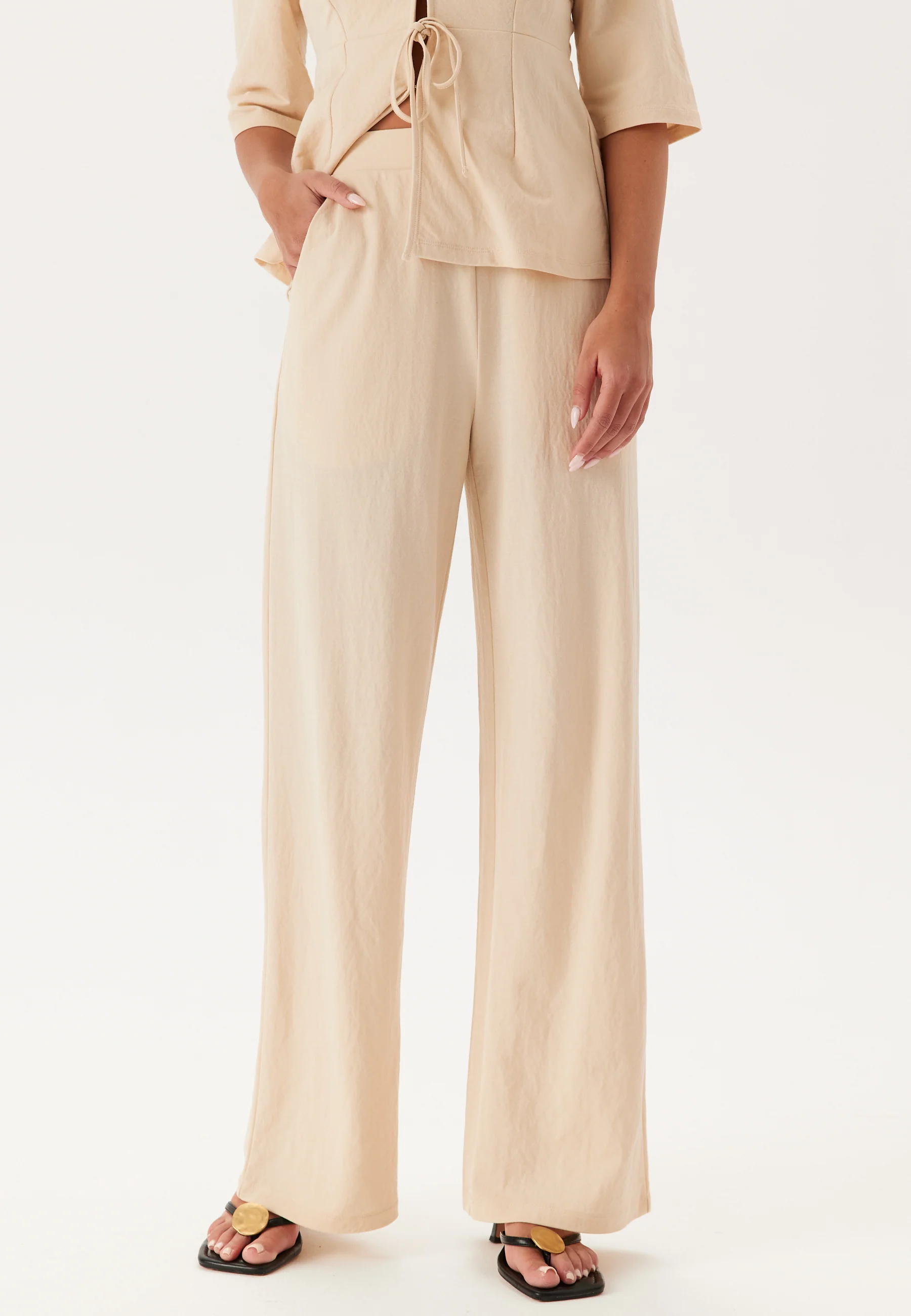 Soft Wide Leg Pants - Image 2