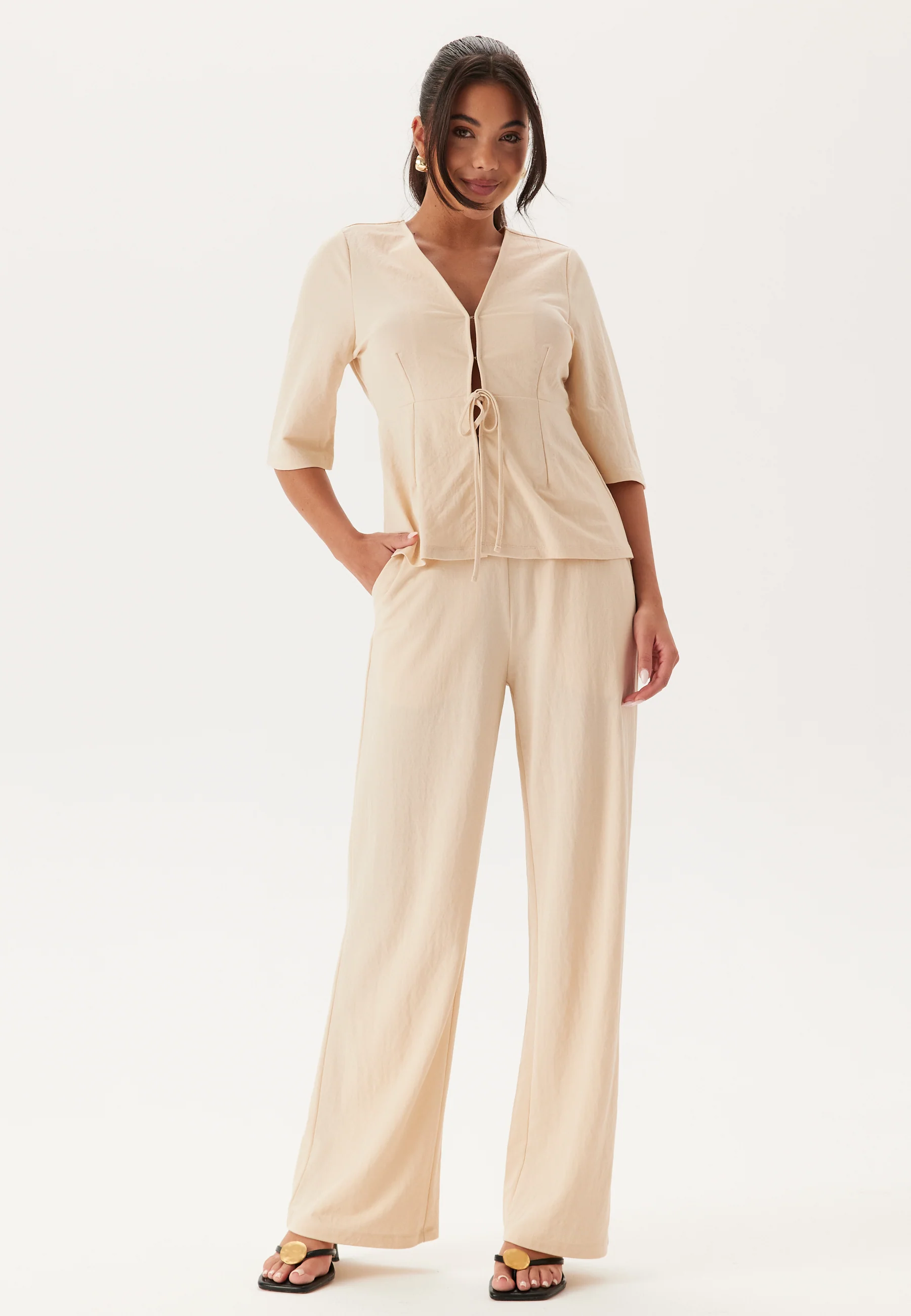 Soft Wide Leg Pants - Image 3