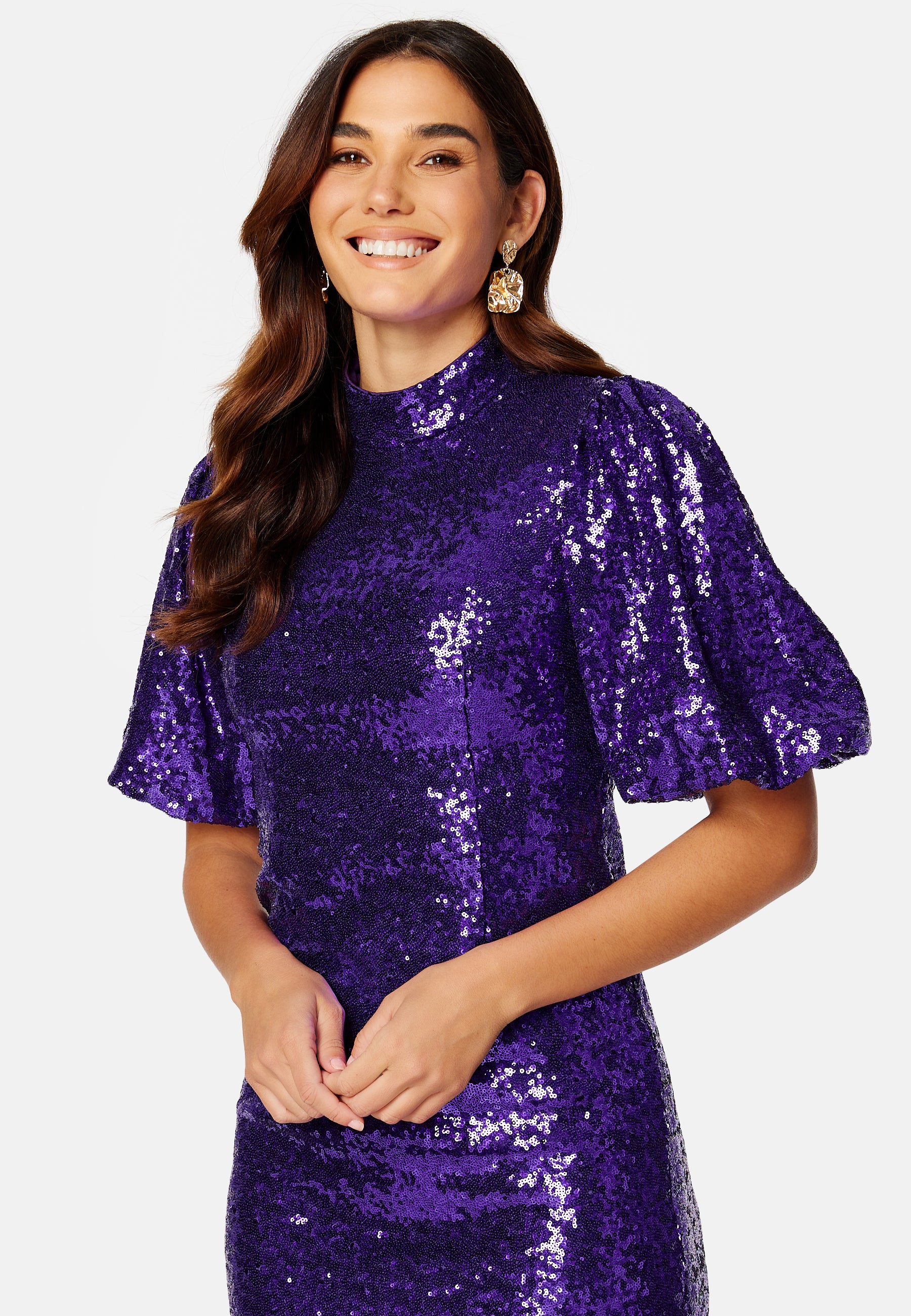 Sola 2/4 Midi Sequins Dress - Image 2