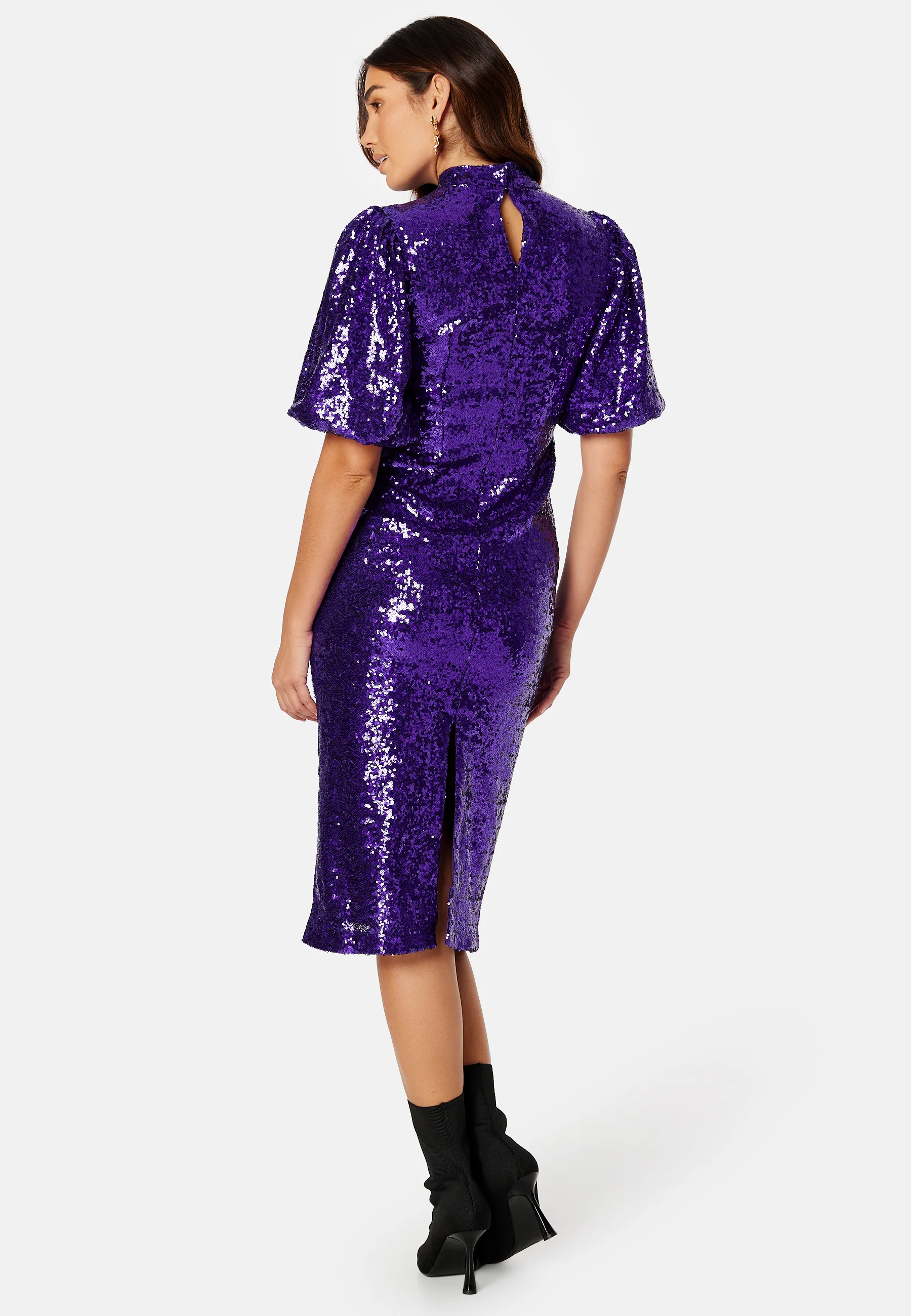 Sola 2/4 Midi Sequins Dress - Image 3