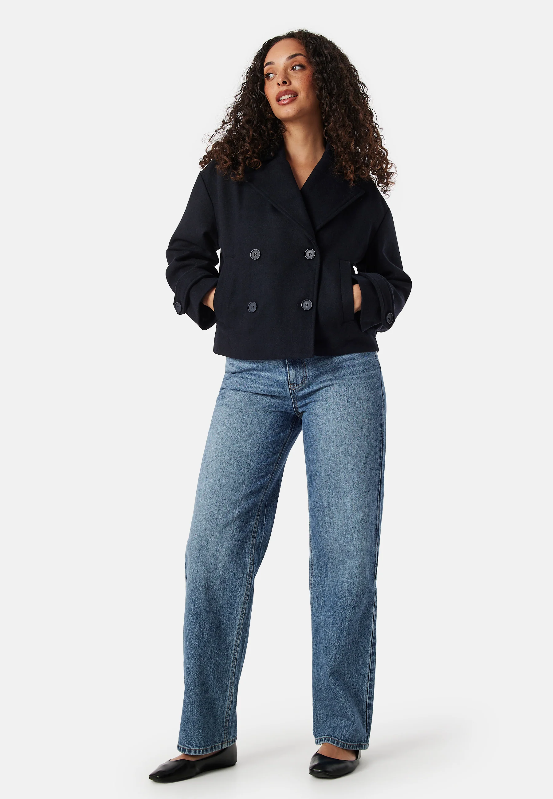 Sophie Short Wool Blend Coat - Image 3