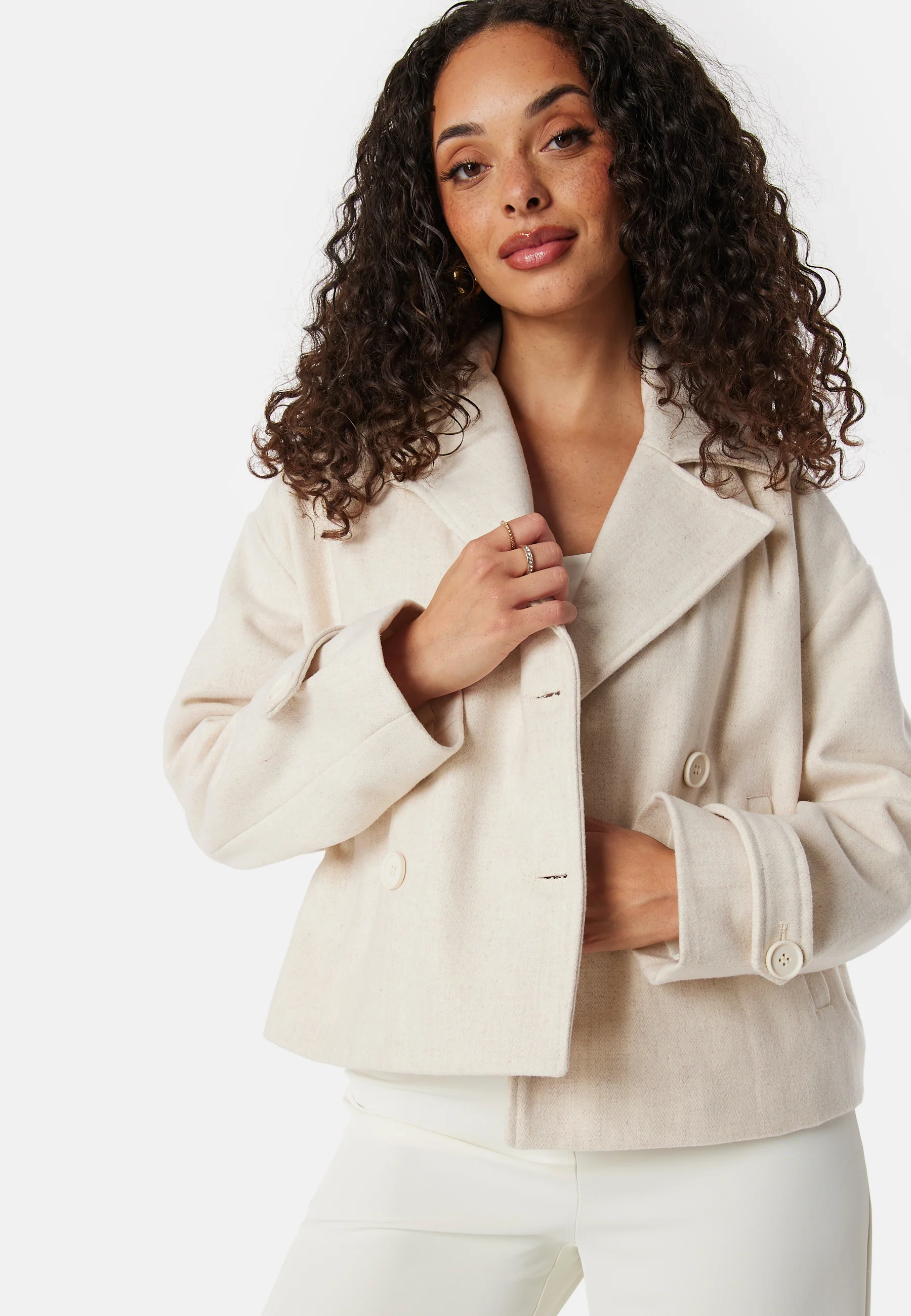 Sophie Short Wool Blend Coat - Image 2