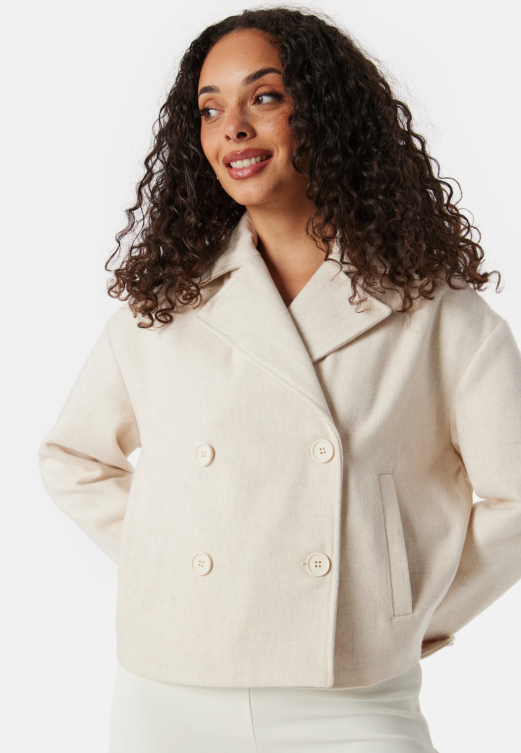Sophie Short Wool Blend Coat - Image 3