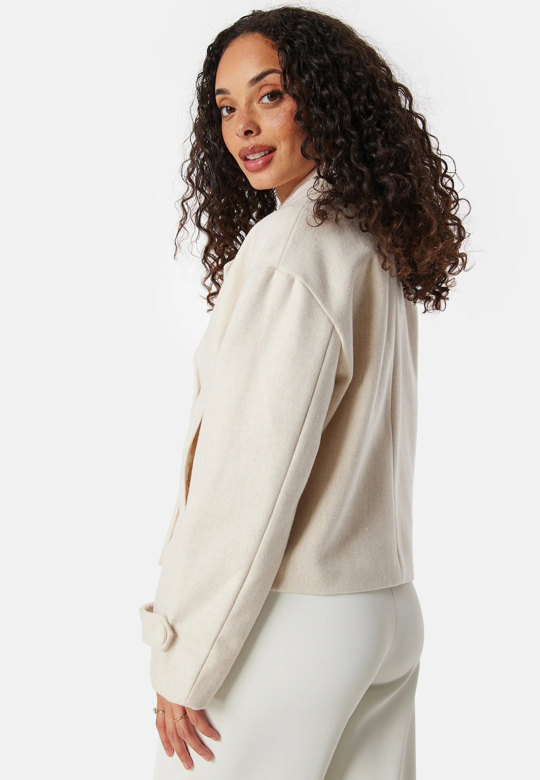 Sophie Short Wool Blend Coat - Image 4