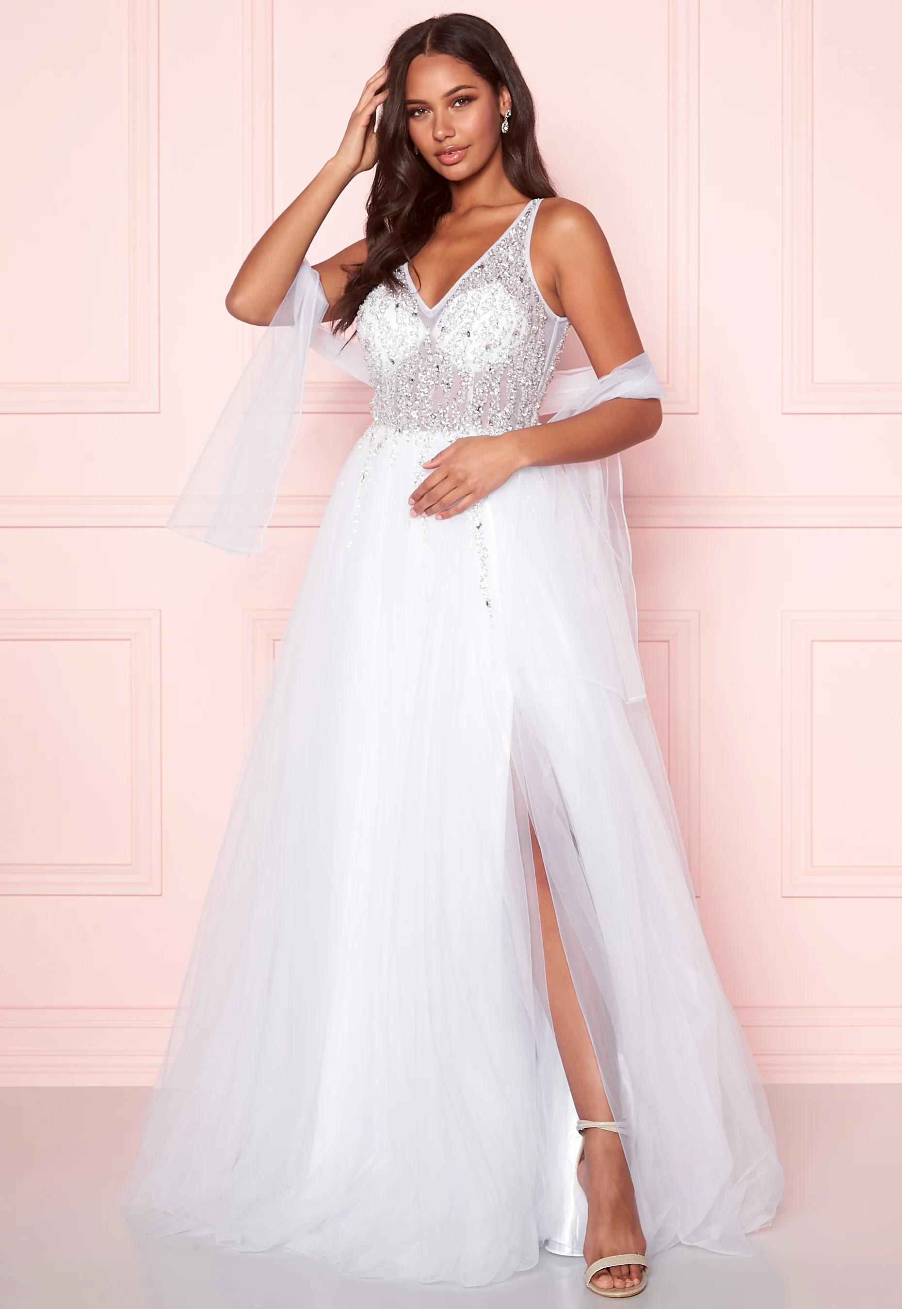 Sparkling Tulle Wedding Dress - Image 4