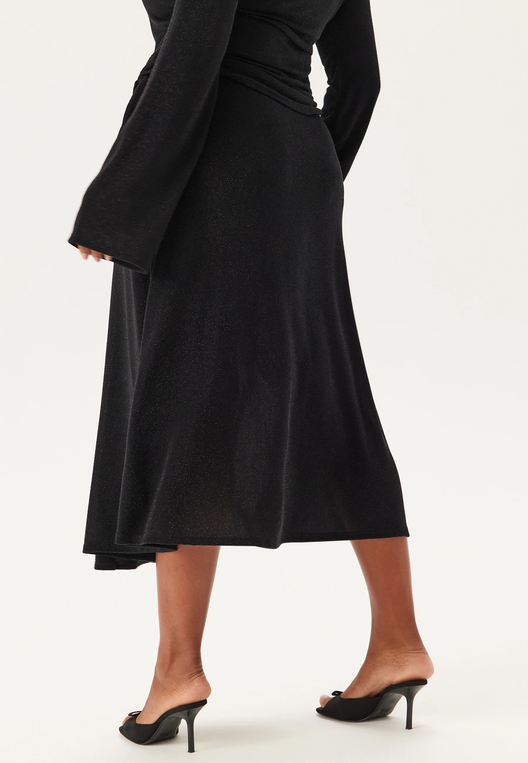 Sparkling Wrap Midi Skirt - Image 9
