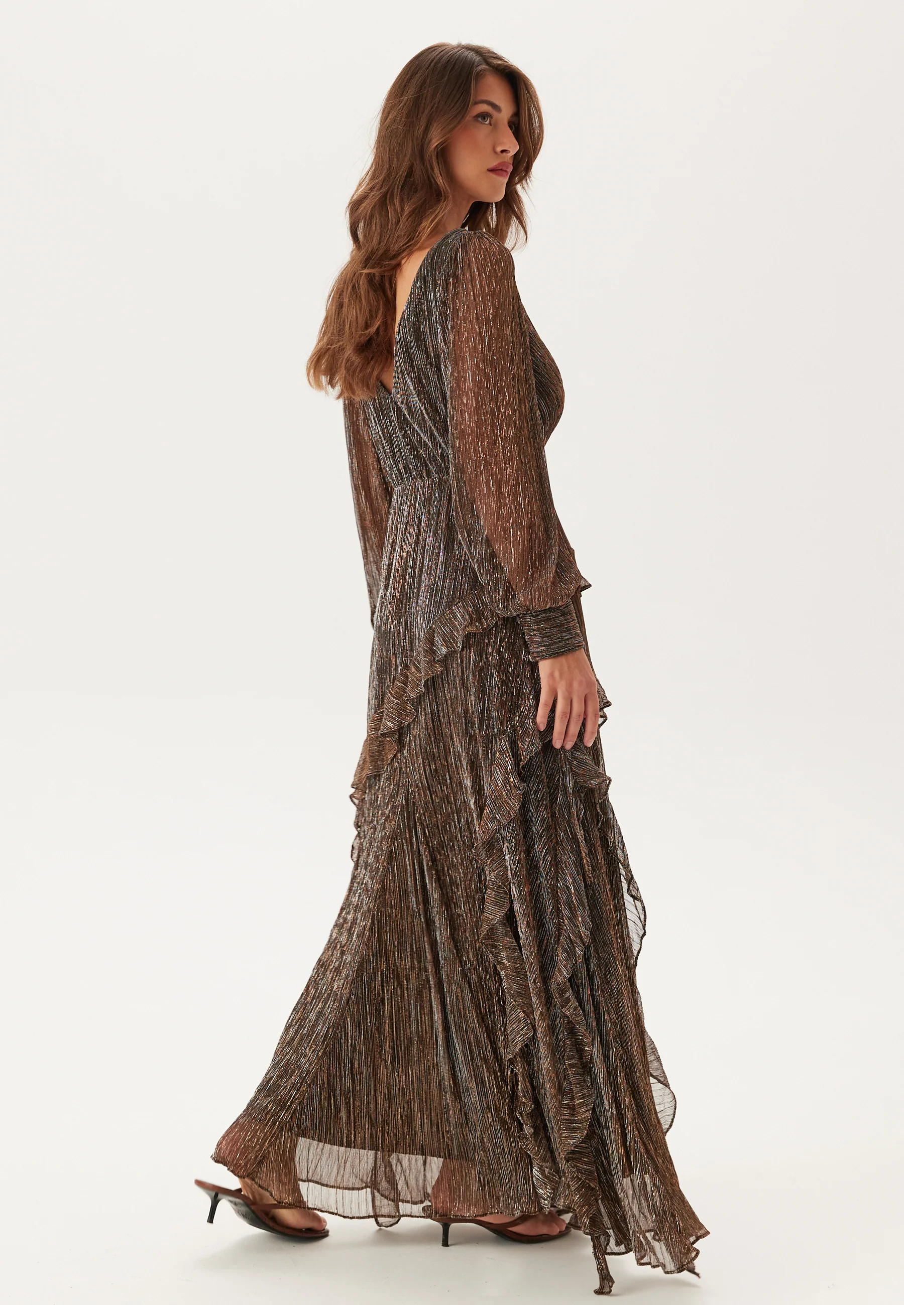 Spencer Plisse Ruffle Midi - Image 2