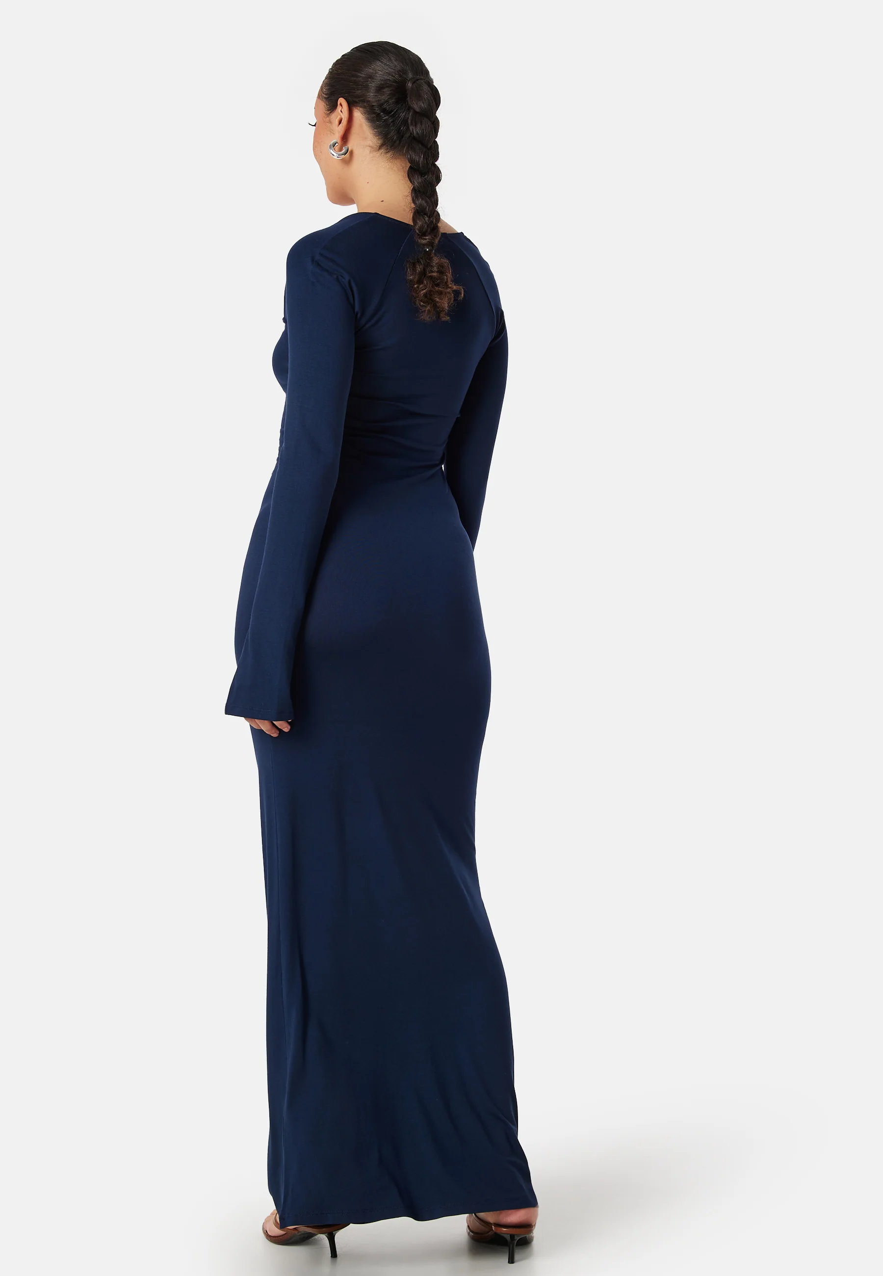Square Neck L/S Maxi Dress - Image 2