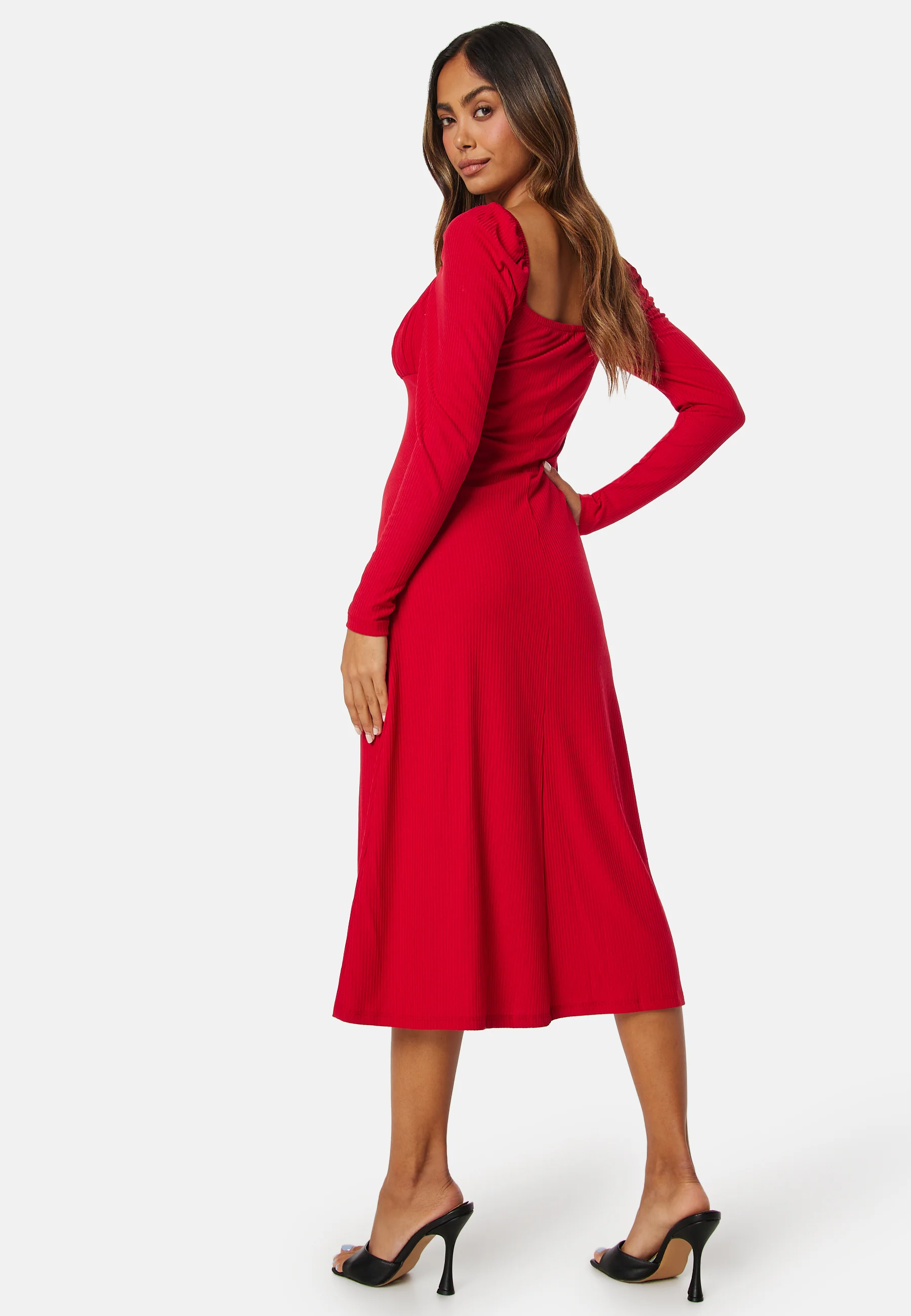 Square Neck Midi Dress - Image 4
