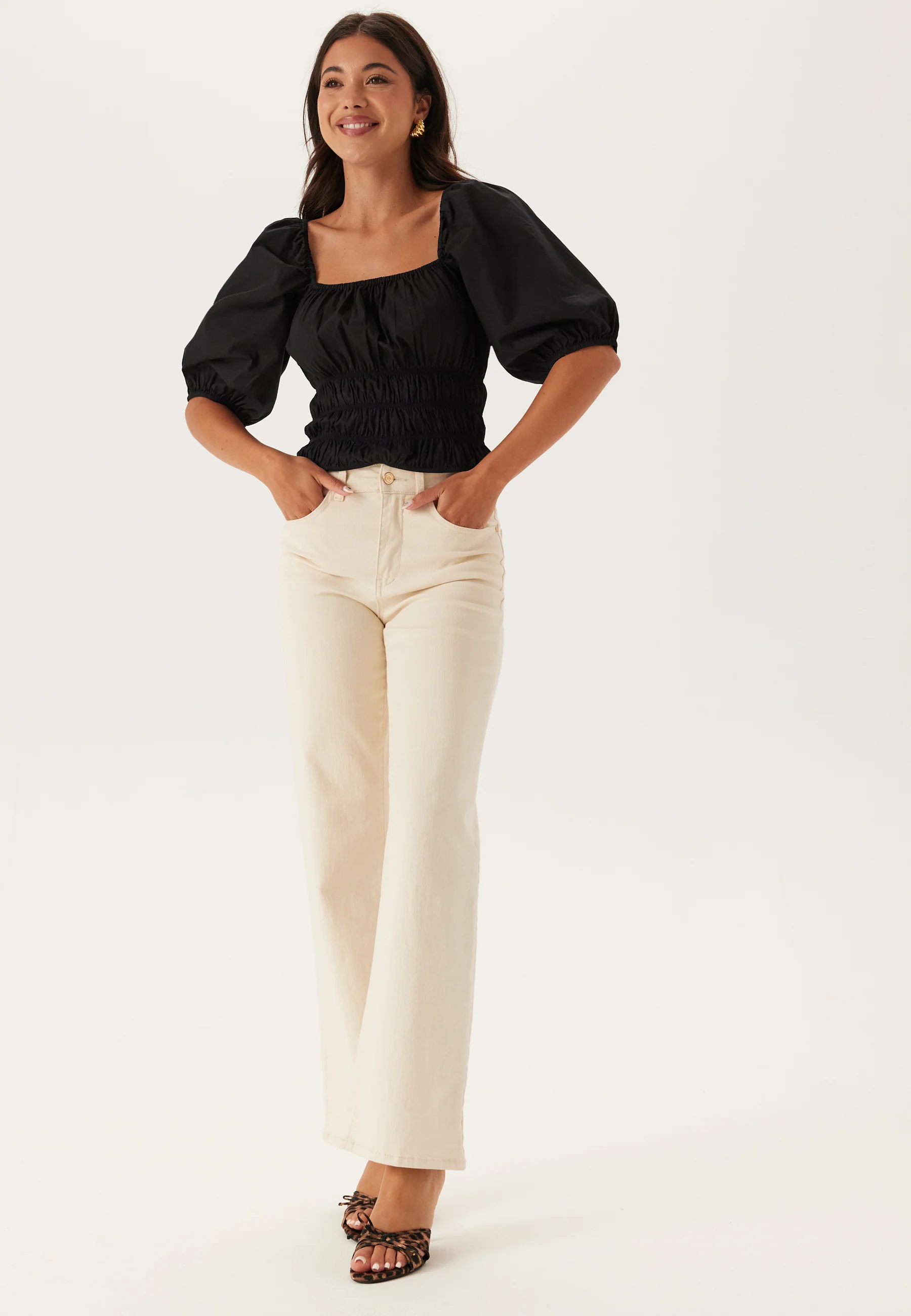 Square Neck Smock Top - Image 5