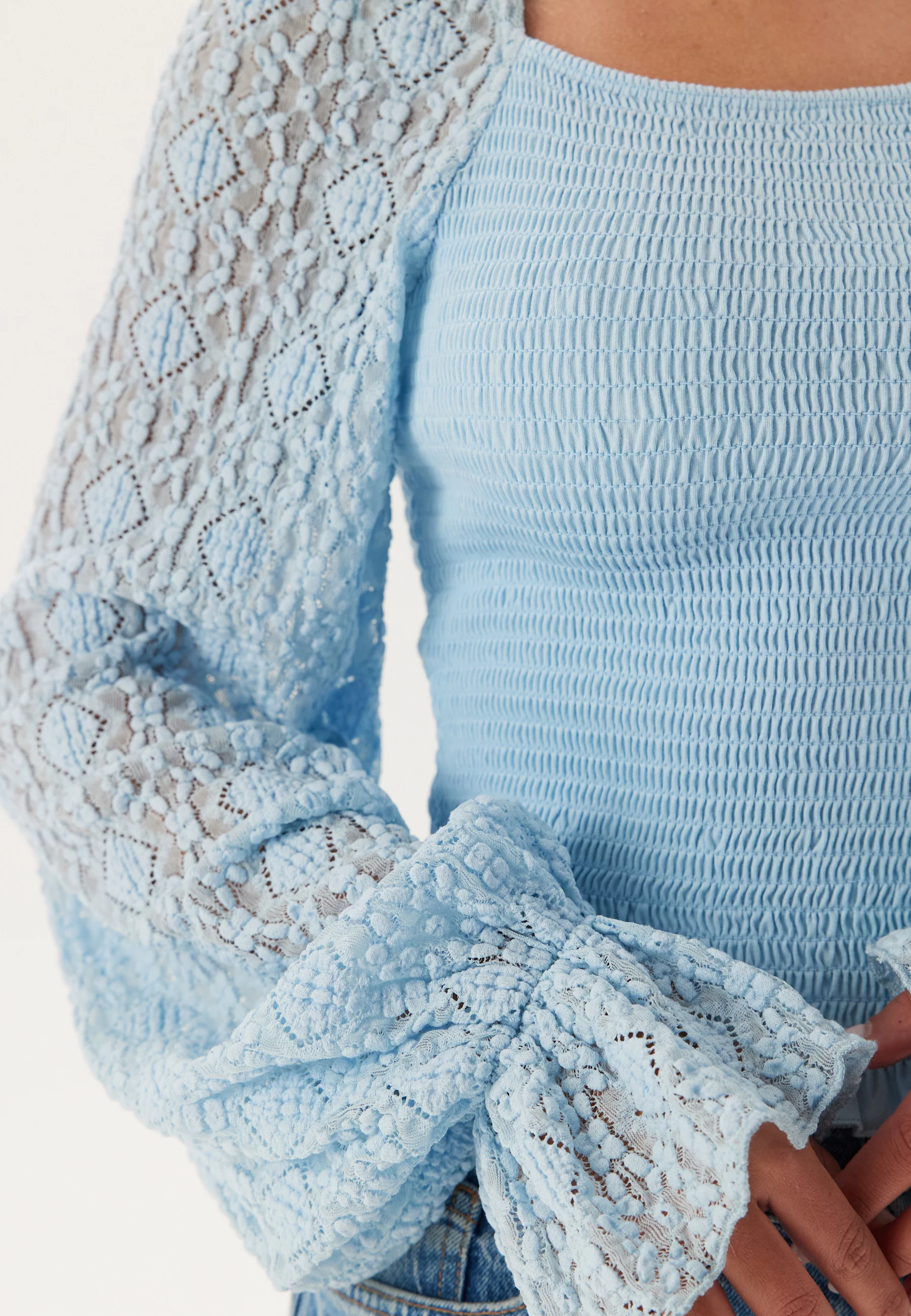 Square Neck Smock Top - Image 4