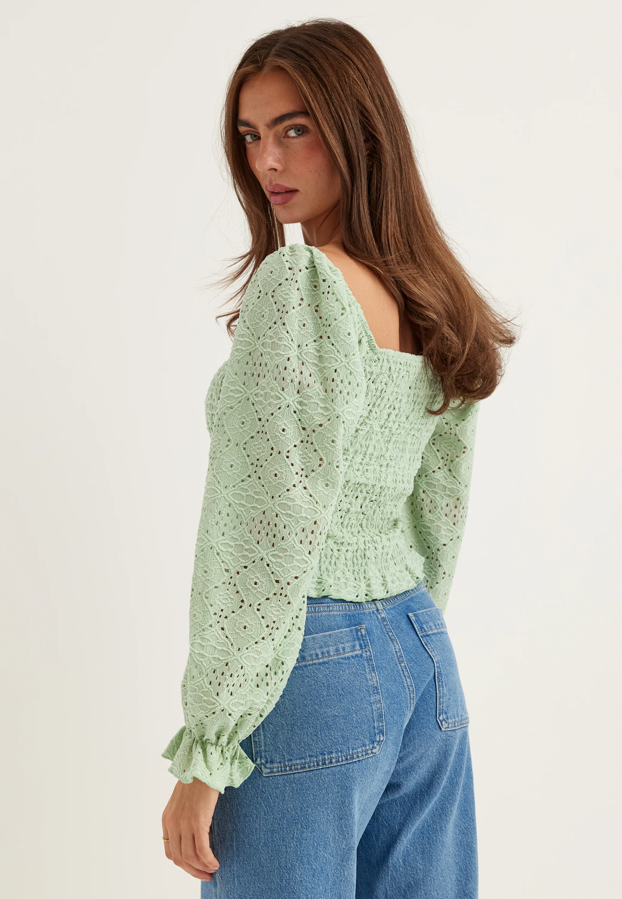 Square Neck Smock Top - Image 4