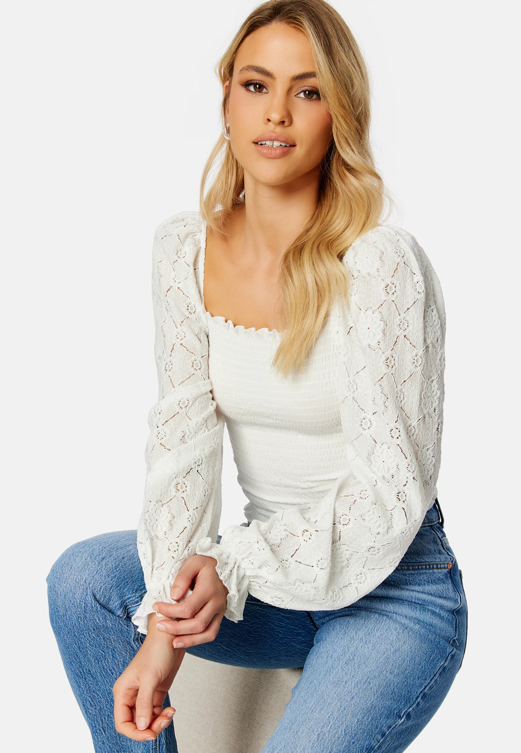 Square Neck Smock Top - Image 5