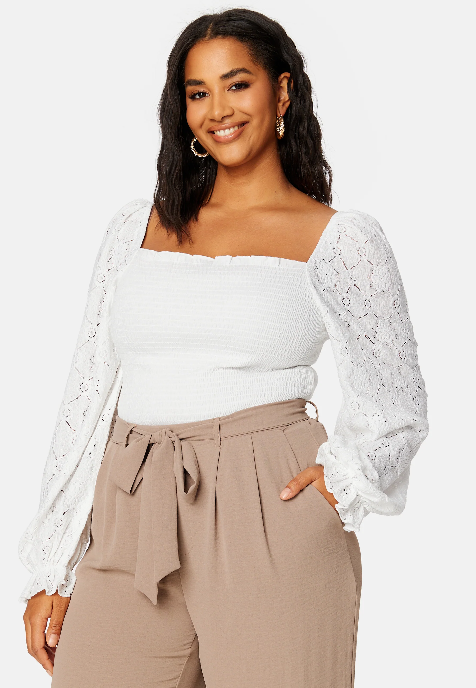 Square Neck Smock Top - Image 7