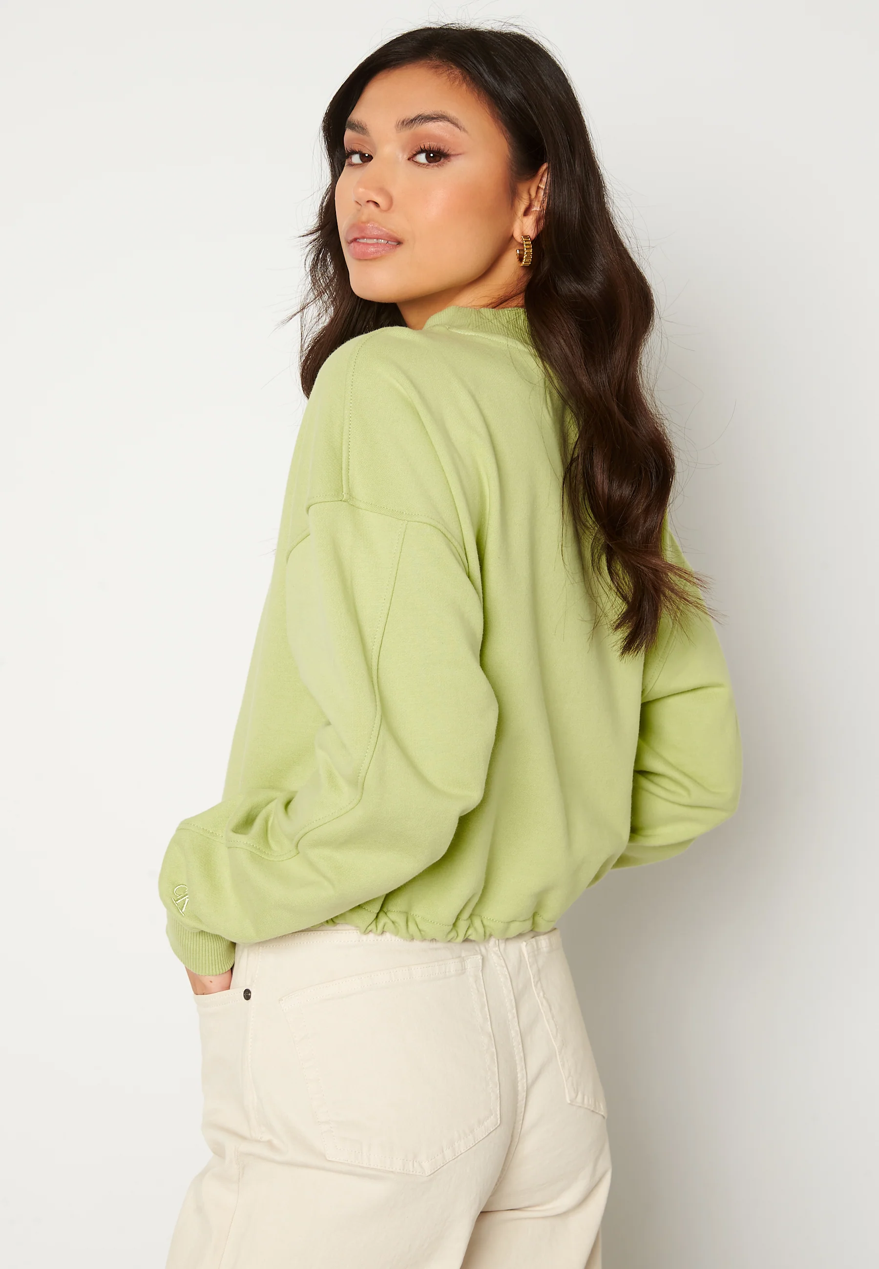 Stacked Logo Mockneck Sweatshirt - Image 3