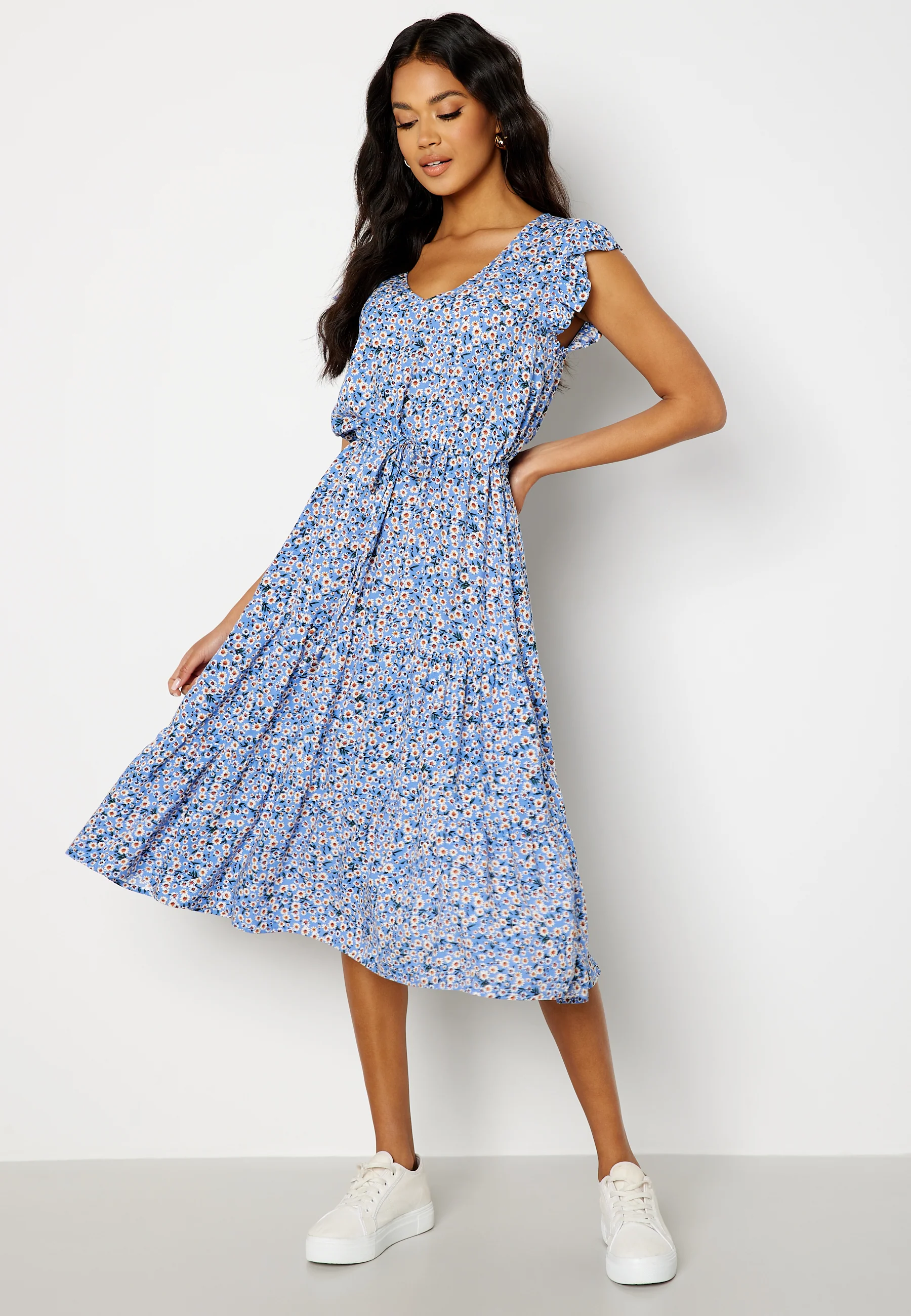 Starr Life S/S Frill Midi Dress