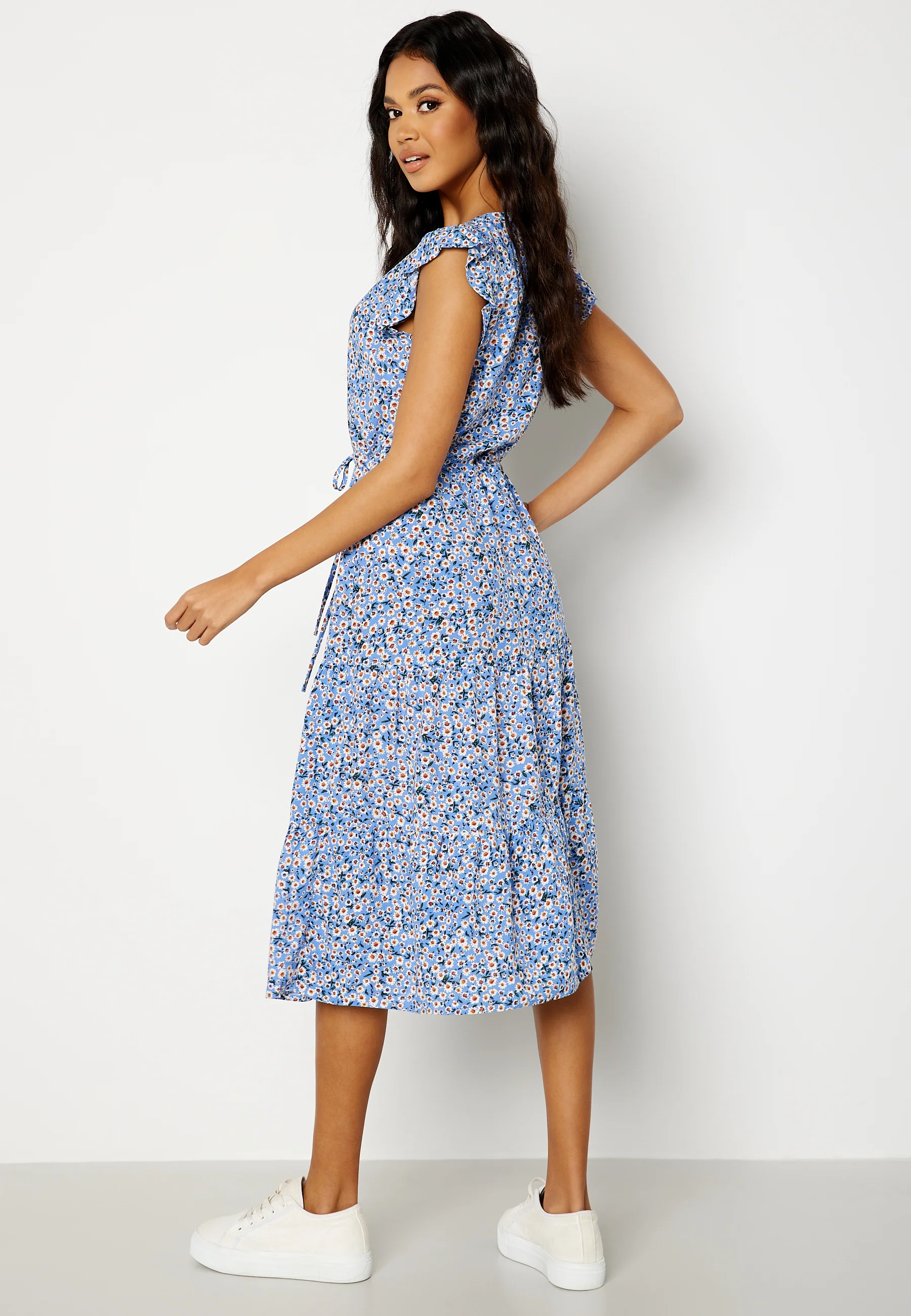Starr Life S/S Frill Midi Dress - Image 2