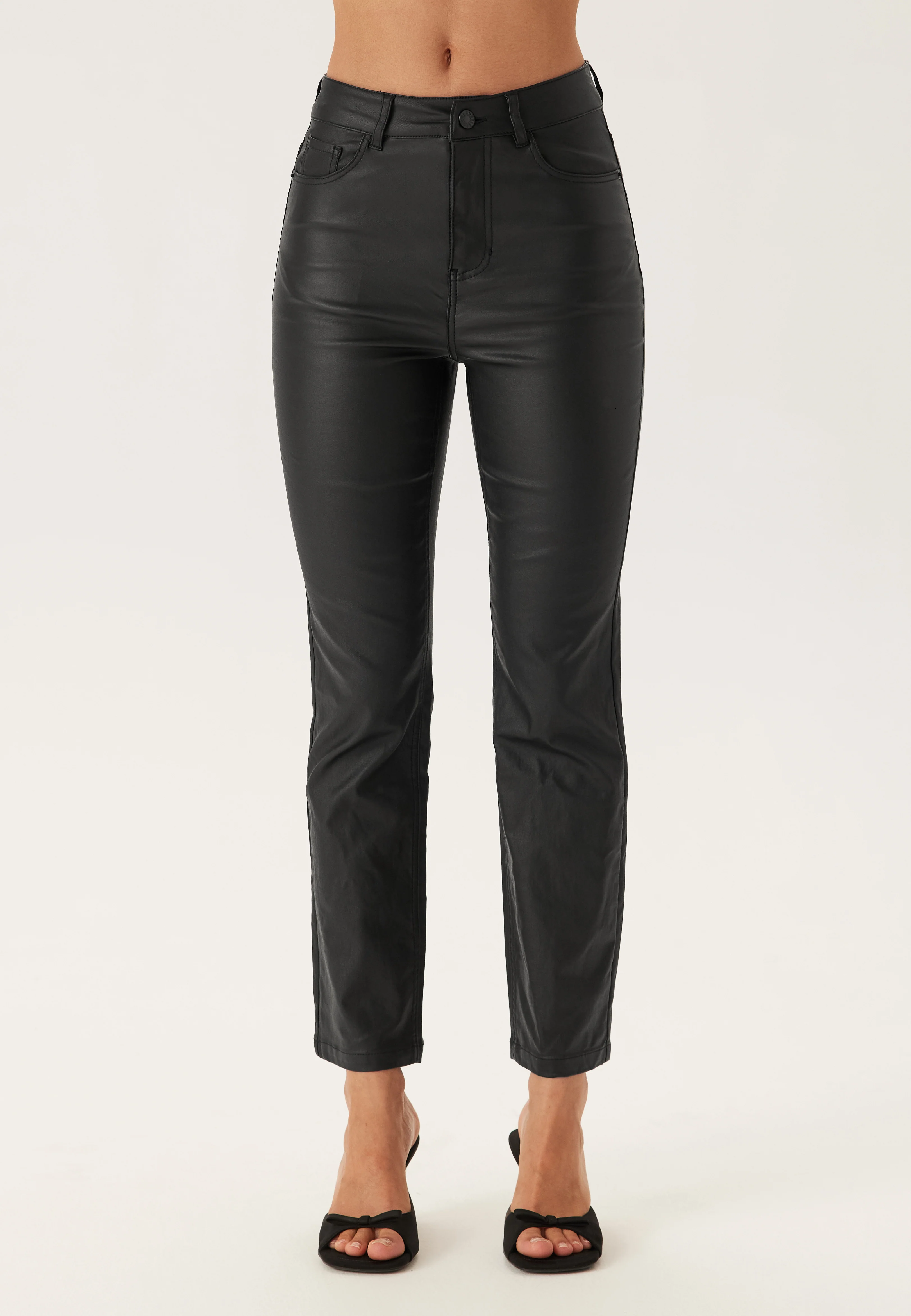 Straight Leg Coated Jeans - Image 5