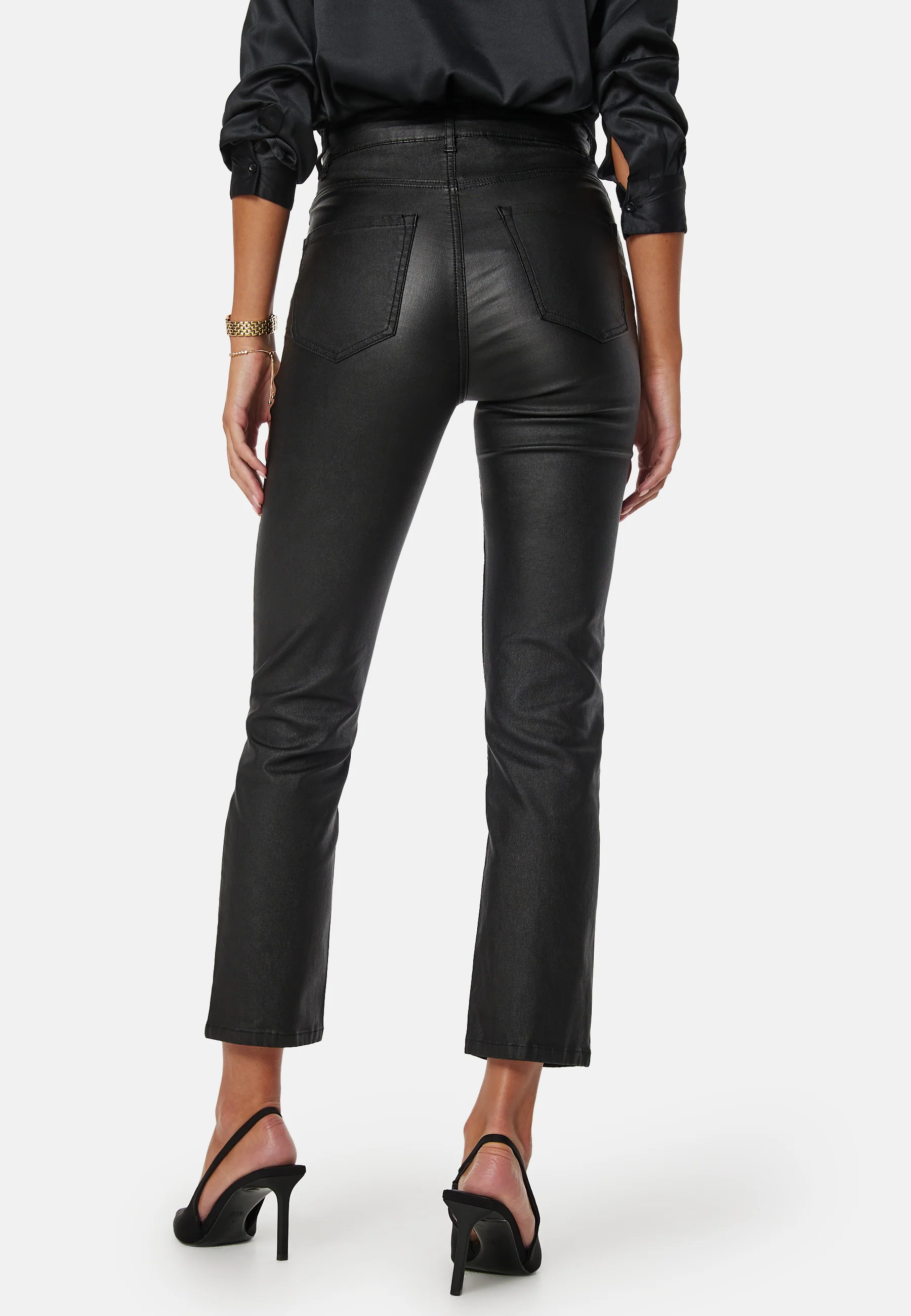 Straight Leg Coated Jeans - Image 3