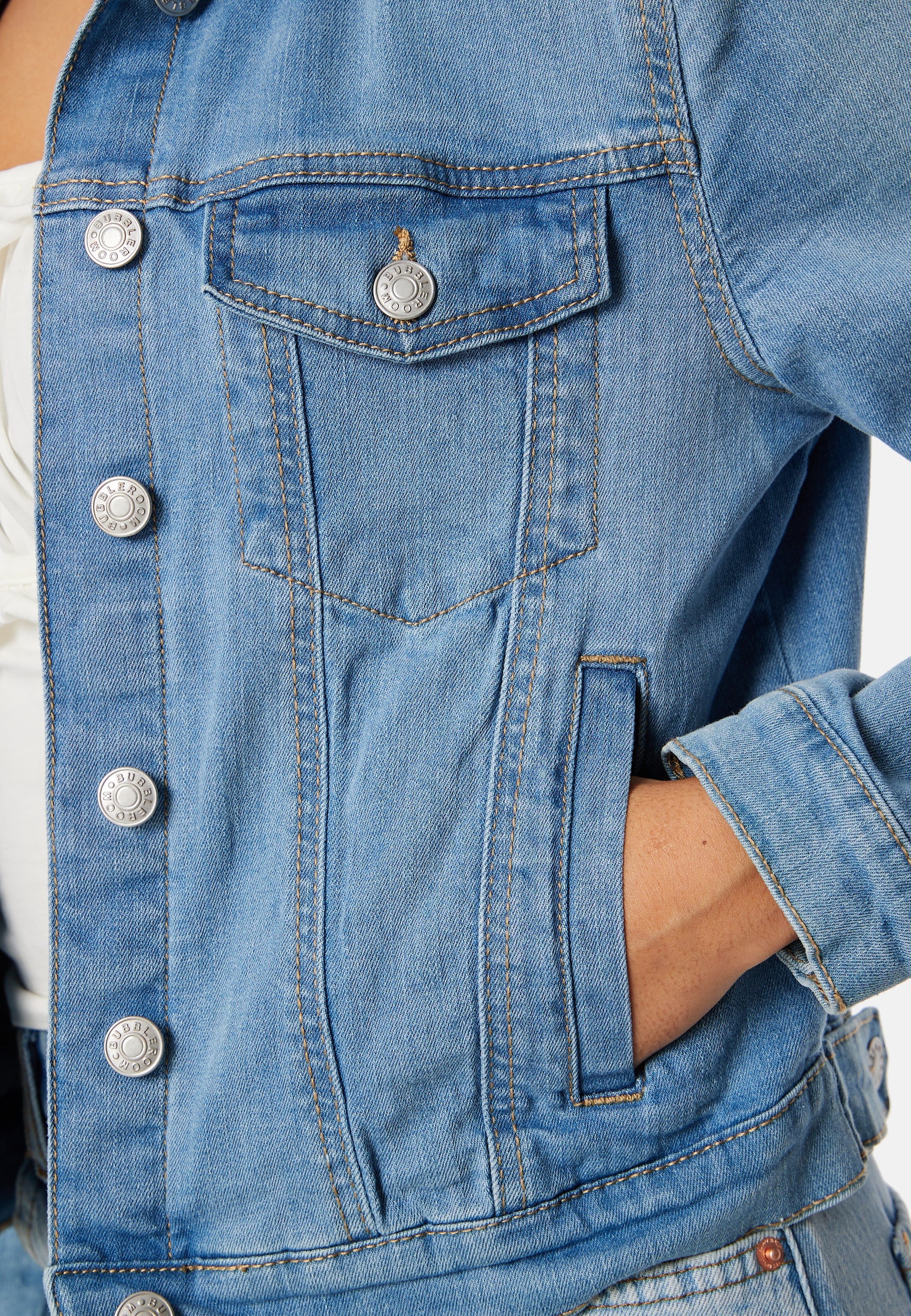 Stretch Denim Jacket - Image 5